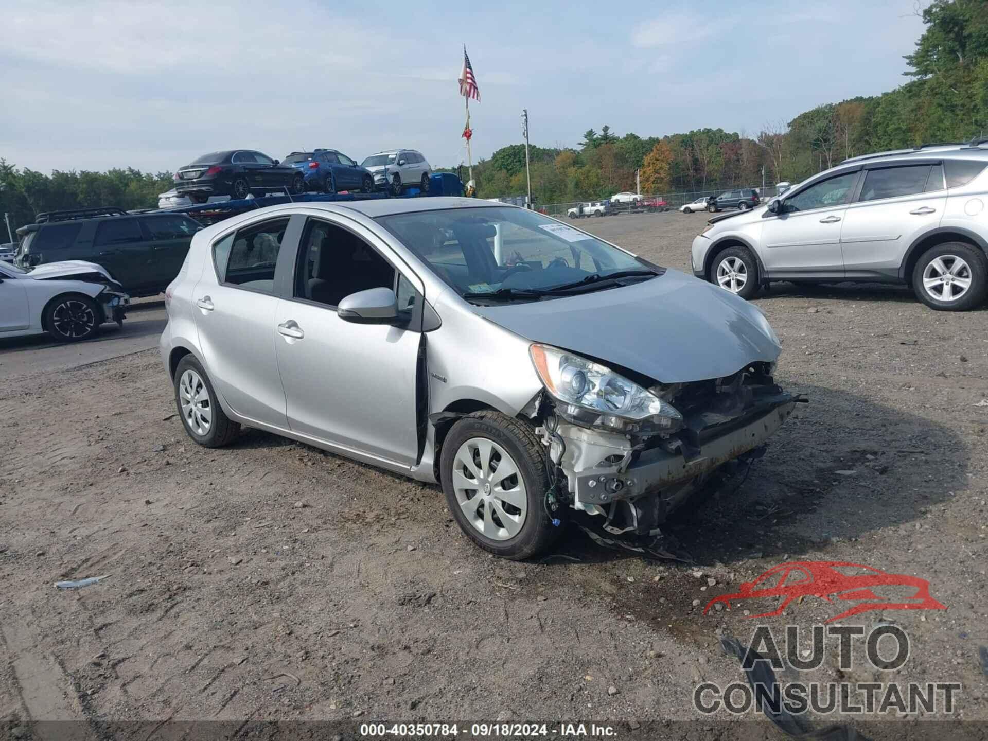 TOYOTA PRIUS C 2012 - JTDKDTB30C1502754