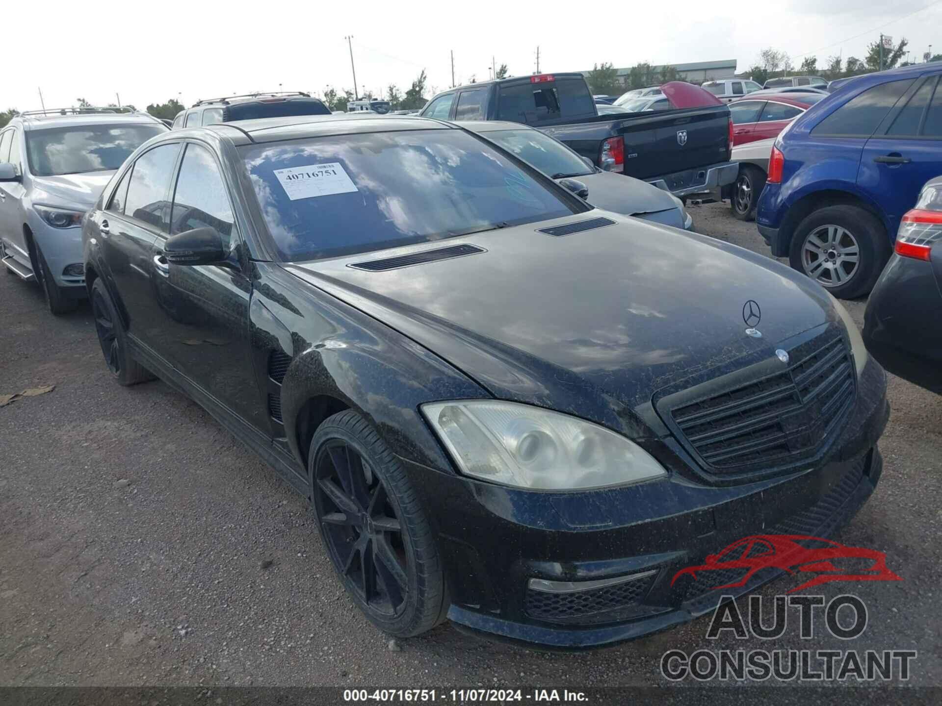 MERCEDES-BENZ S 63 AMG 2009 - WDDNG77X19A271241