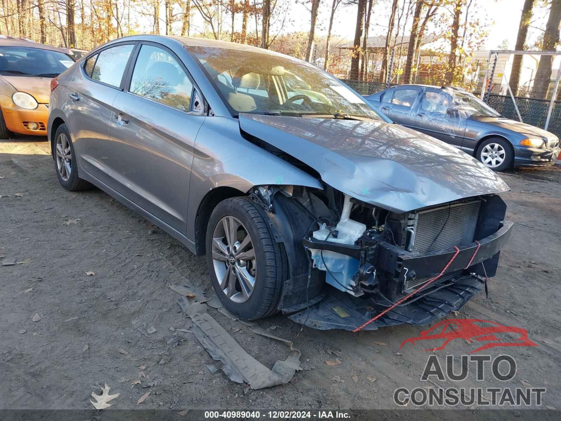 HYUNDAI ELANTRA 2017 - KMHD84LF0HU387392