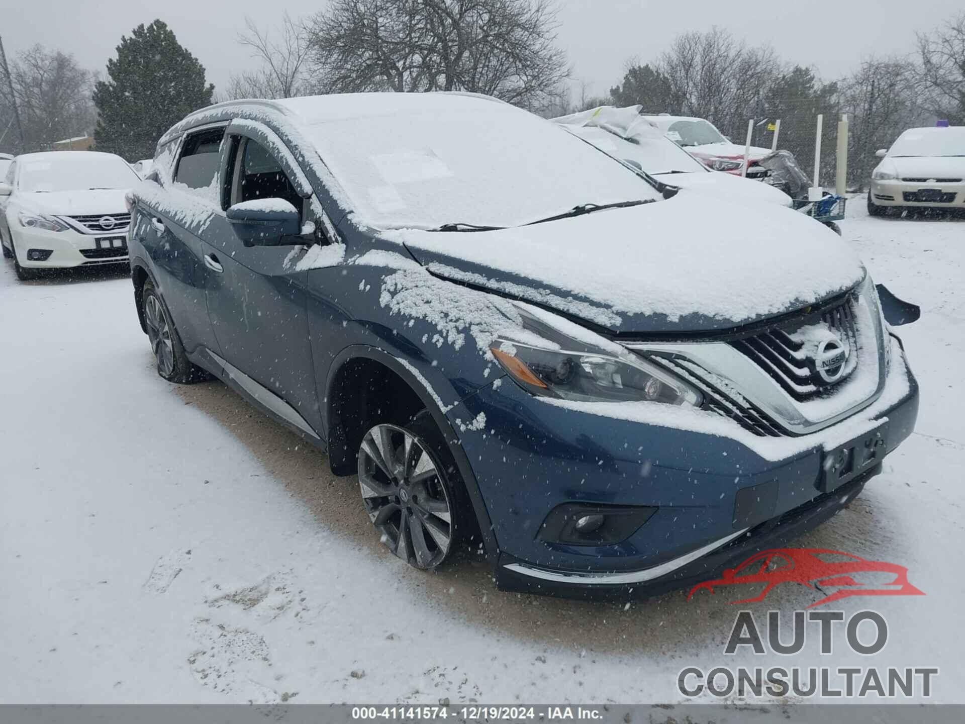 NISSAN MURANO 2018 - 5N1AZ2MH9JN104007