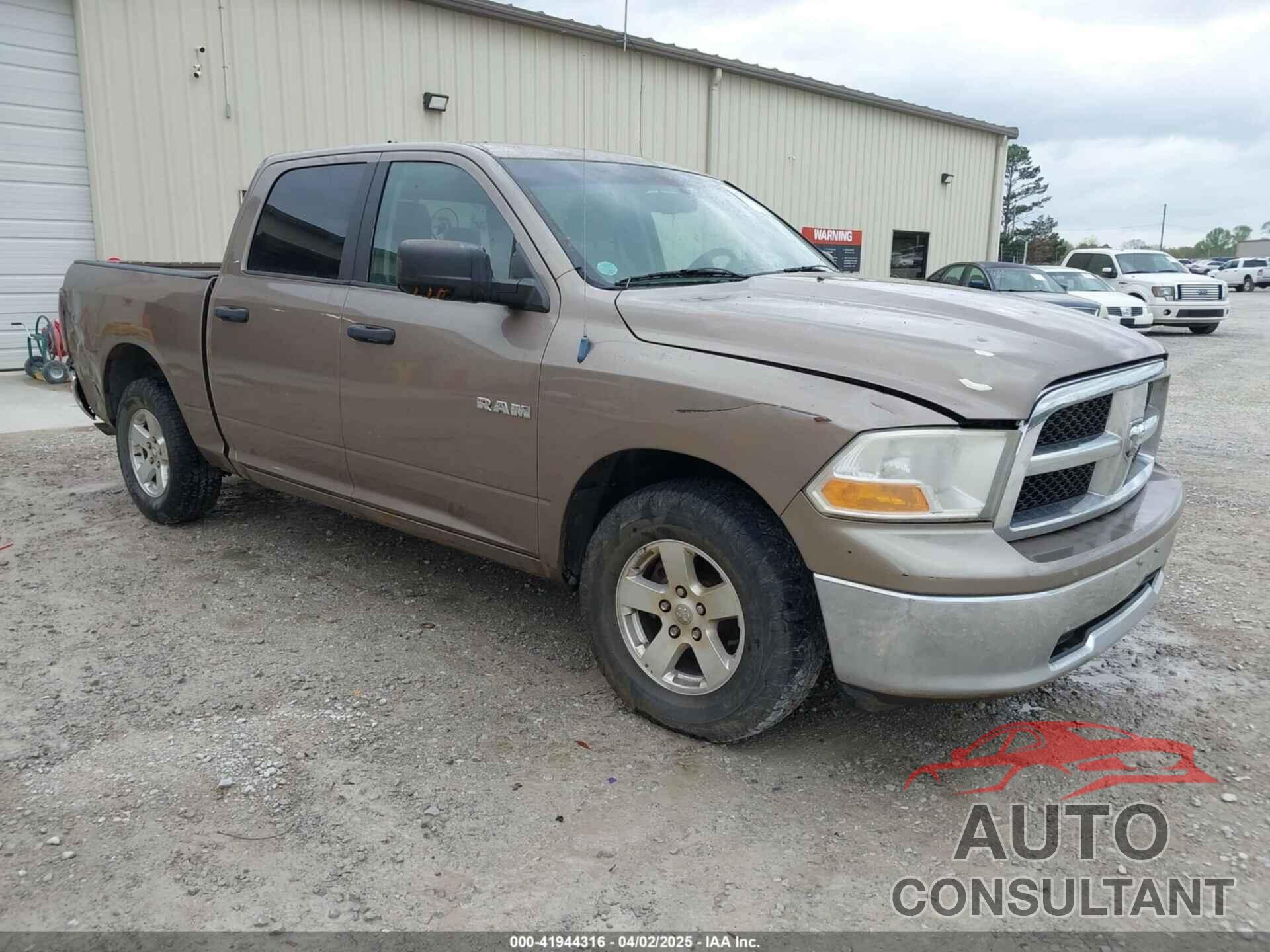 DODGE RAM 1500 2009 - 1D3HB13P69S760597