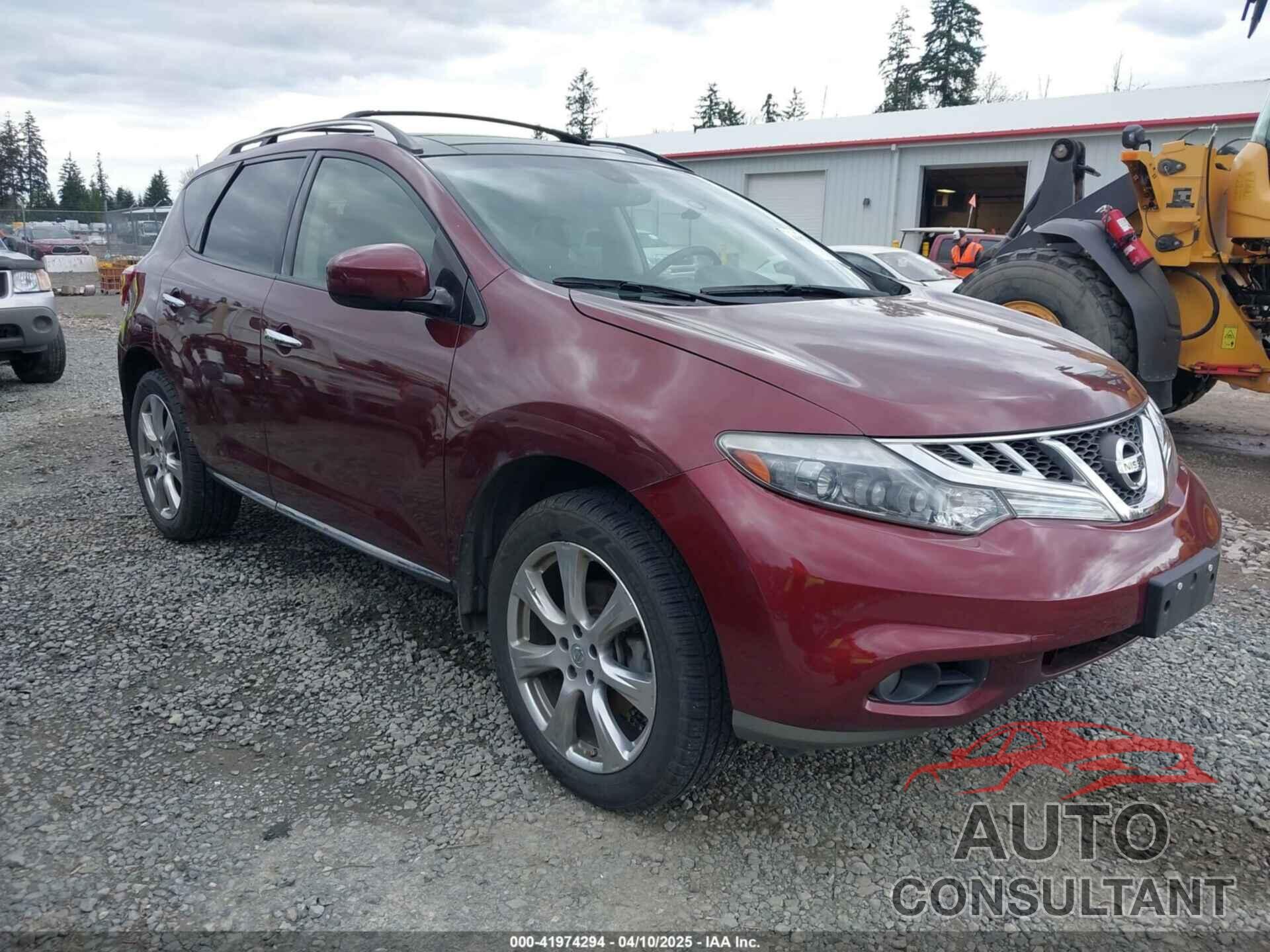 NISSAN MURANO 2012 - JN8AZ1MW9CW233153