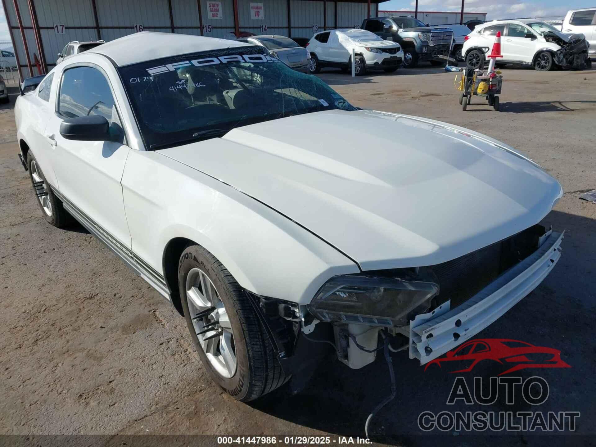 FORD MUSTANG 2012 - 1ZVBP8AMXC5261421