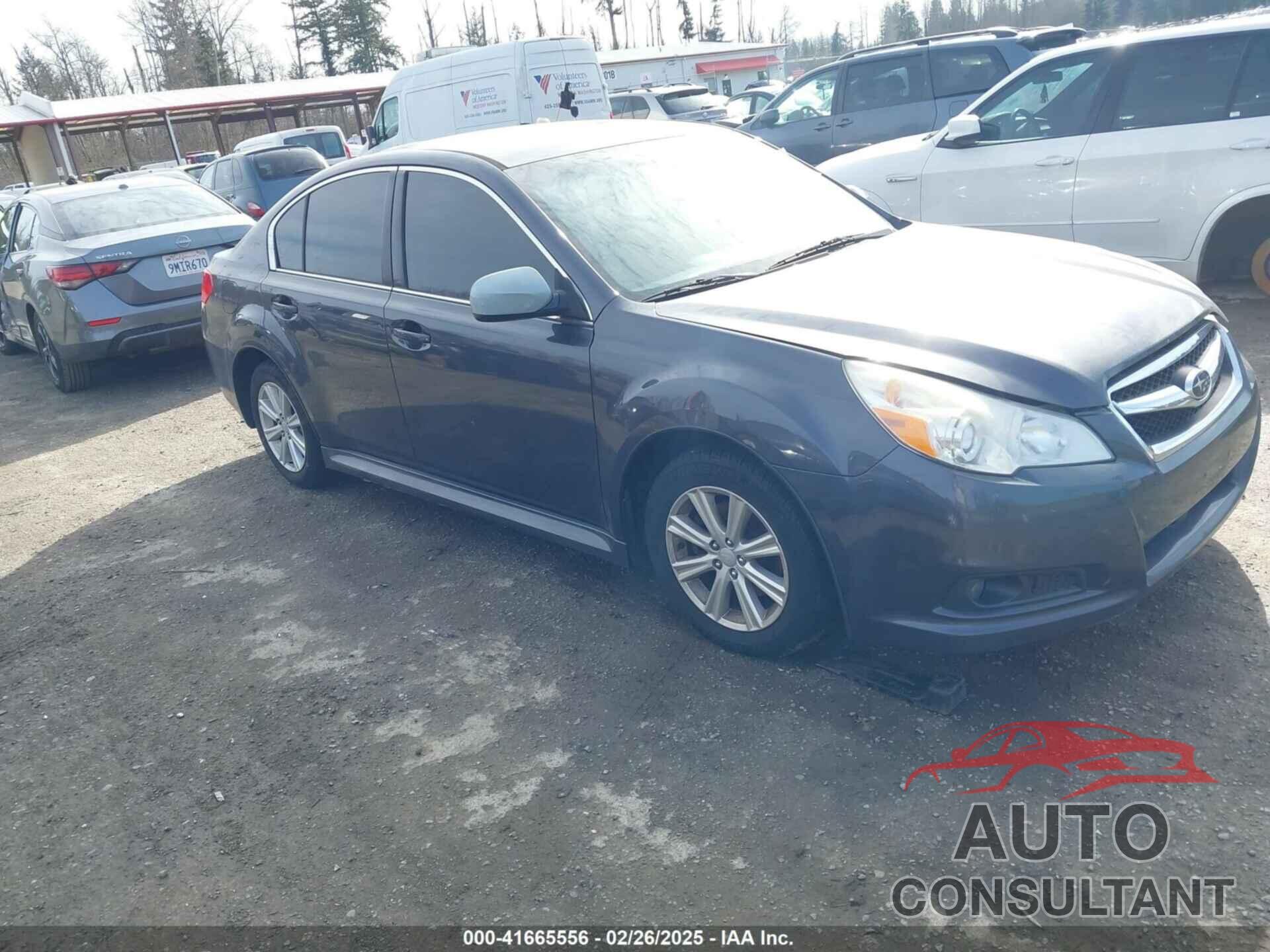 SUBARU LEGACY 2012 - 4S3BMBA60C3022501