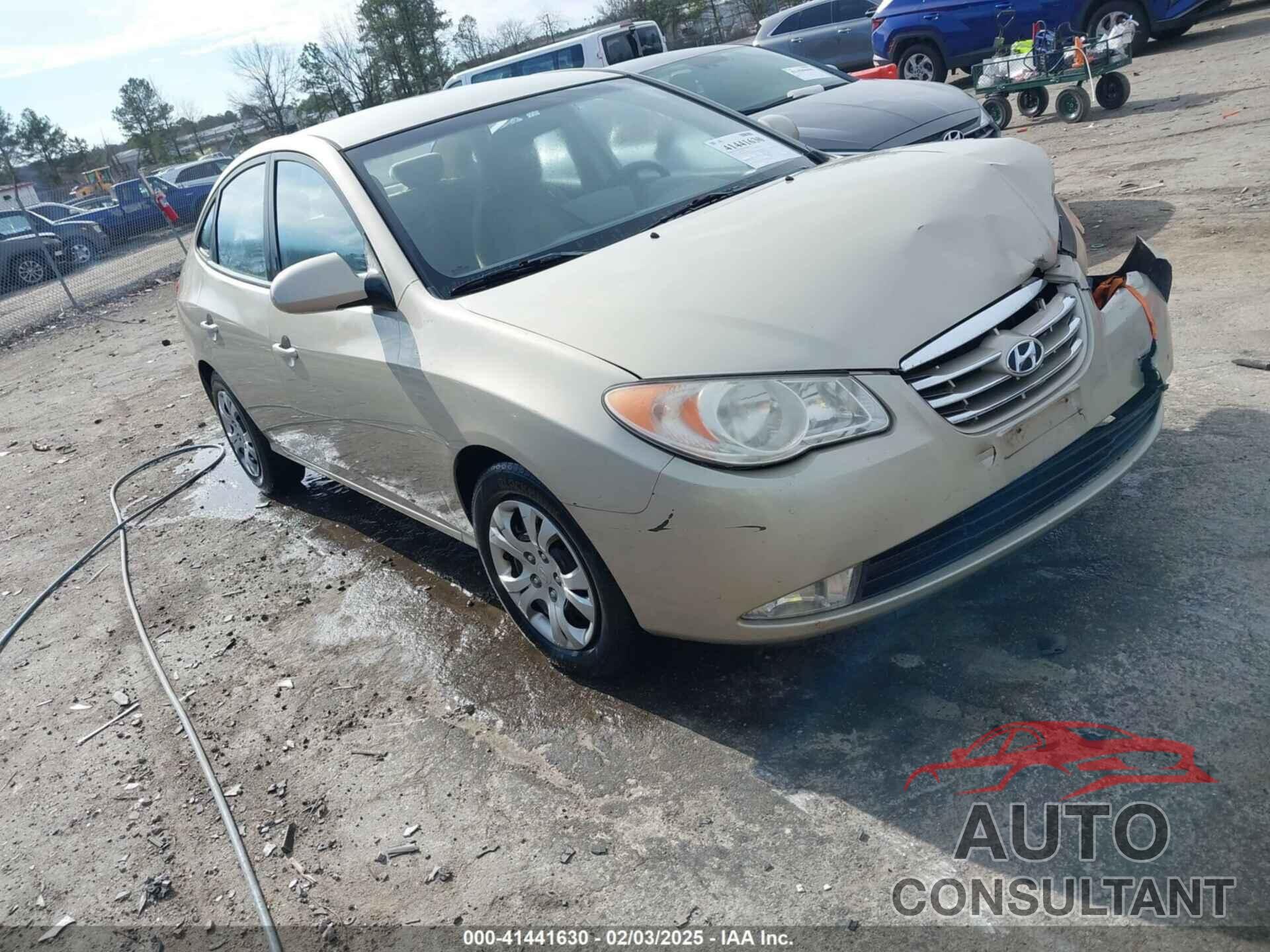 HYUNDAI ELANTRA 2010 - KMHDU4AD8AU902223