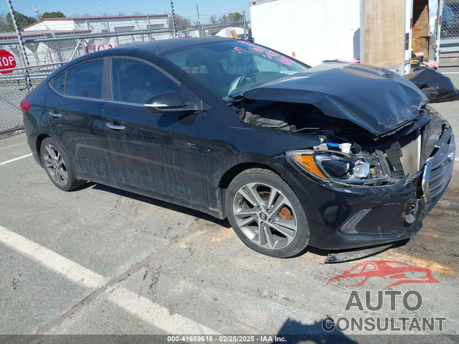 HYUNDAI ELANTRA 2017 - KMHD84LF3HU064213
