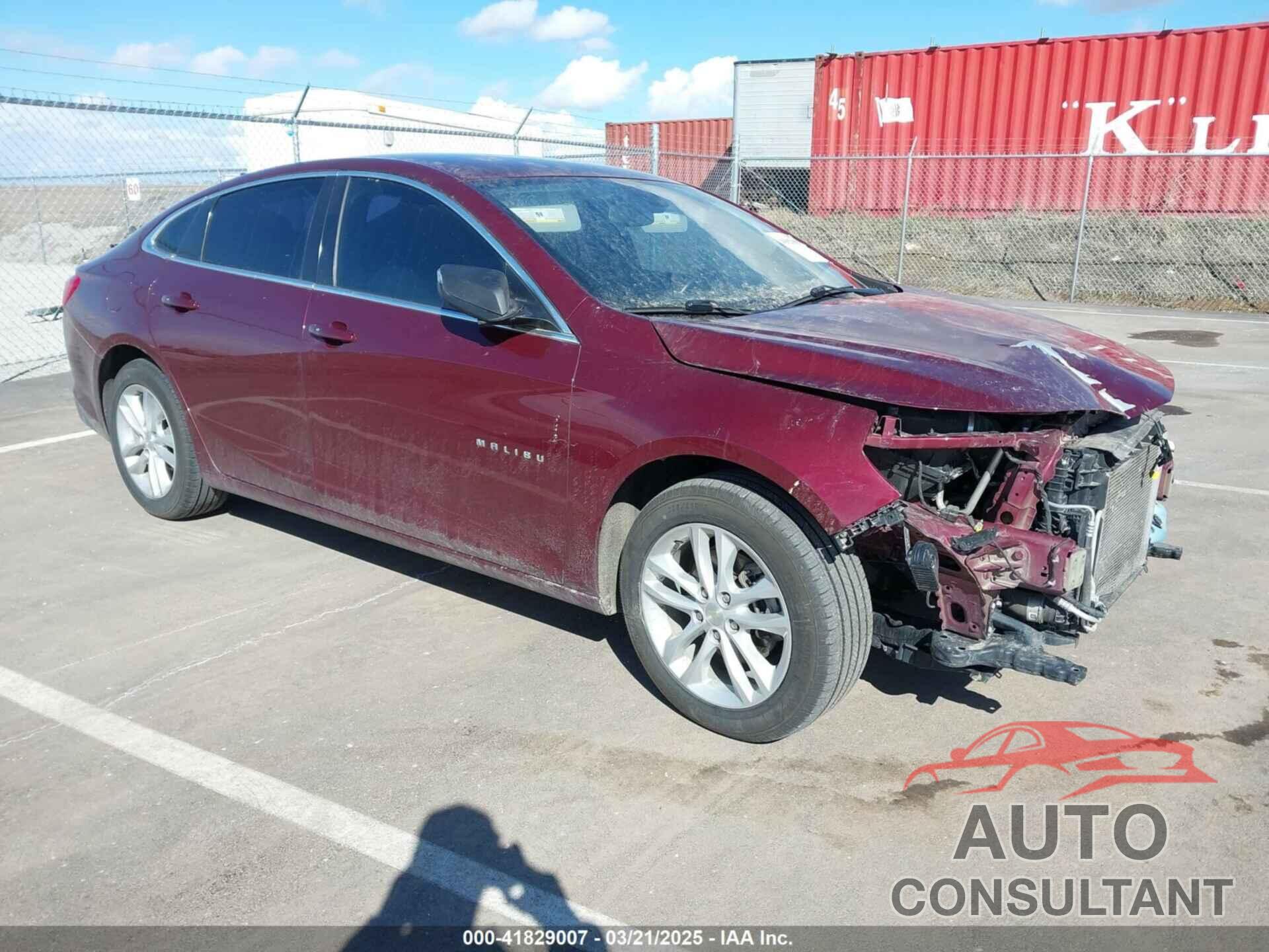 CHEVROLET MALIBU 2016 - 1G1ZE5ST8GF311494