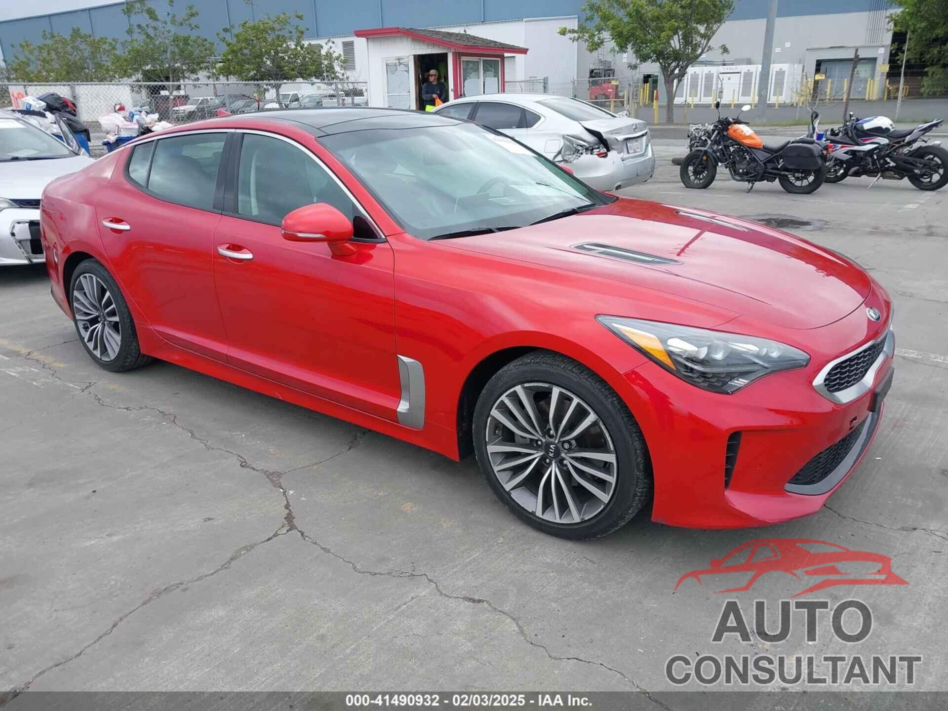 KIA STINGER 2019 - KNAE15LA7K6063792