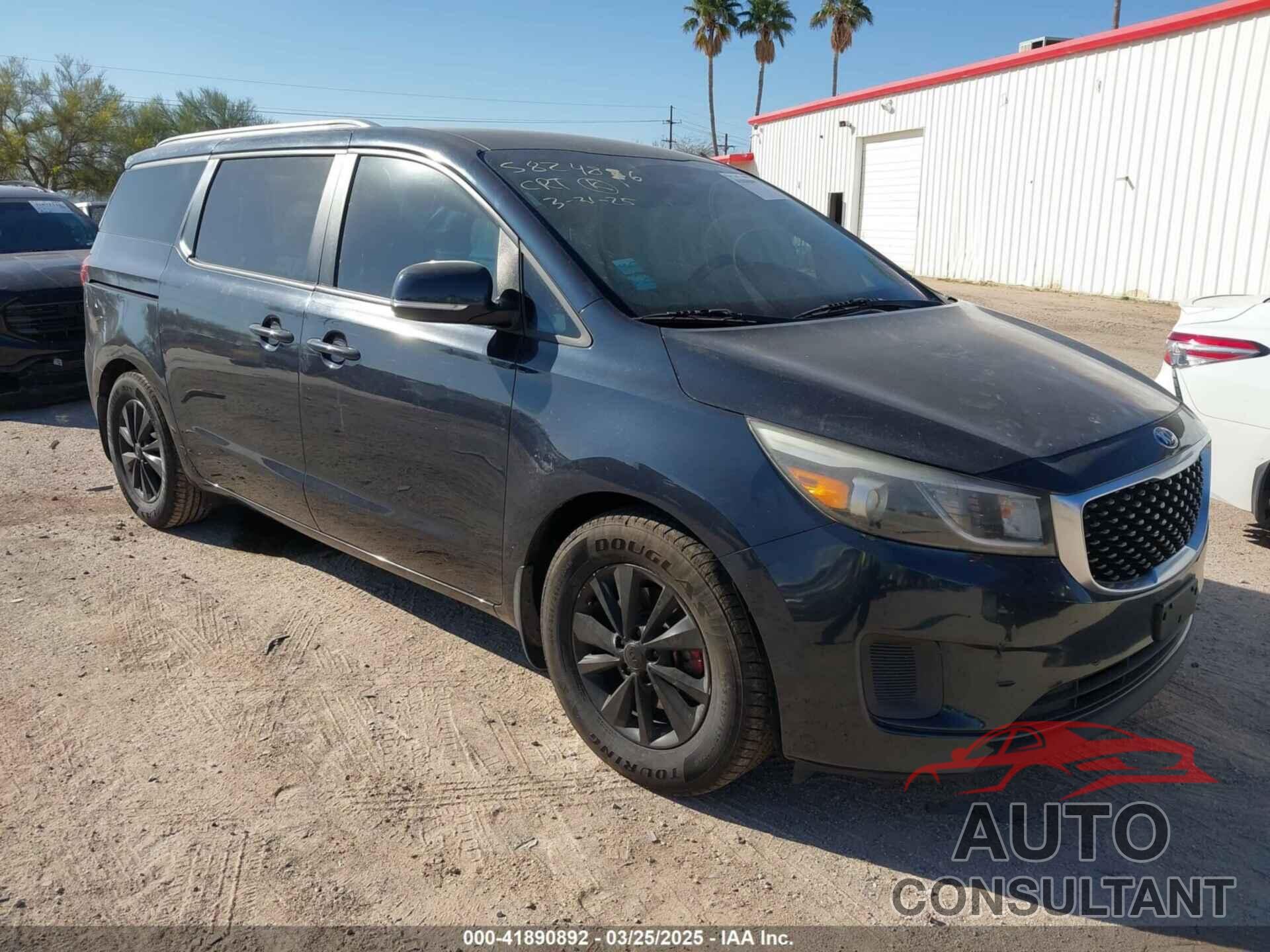 KIA SEDONA 2016 - KNDMB5C16G6127985