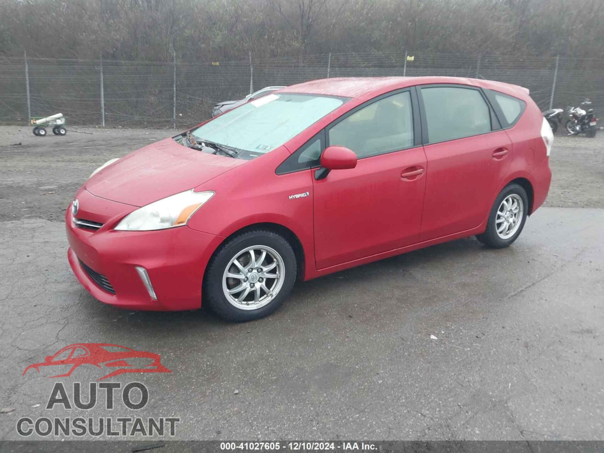 TOYOTA PRIUS V 2012 - JTDZN3EU3C3052182