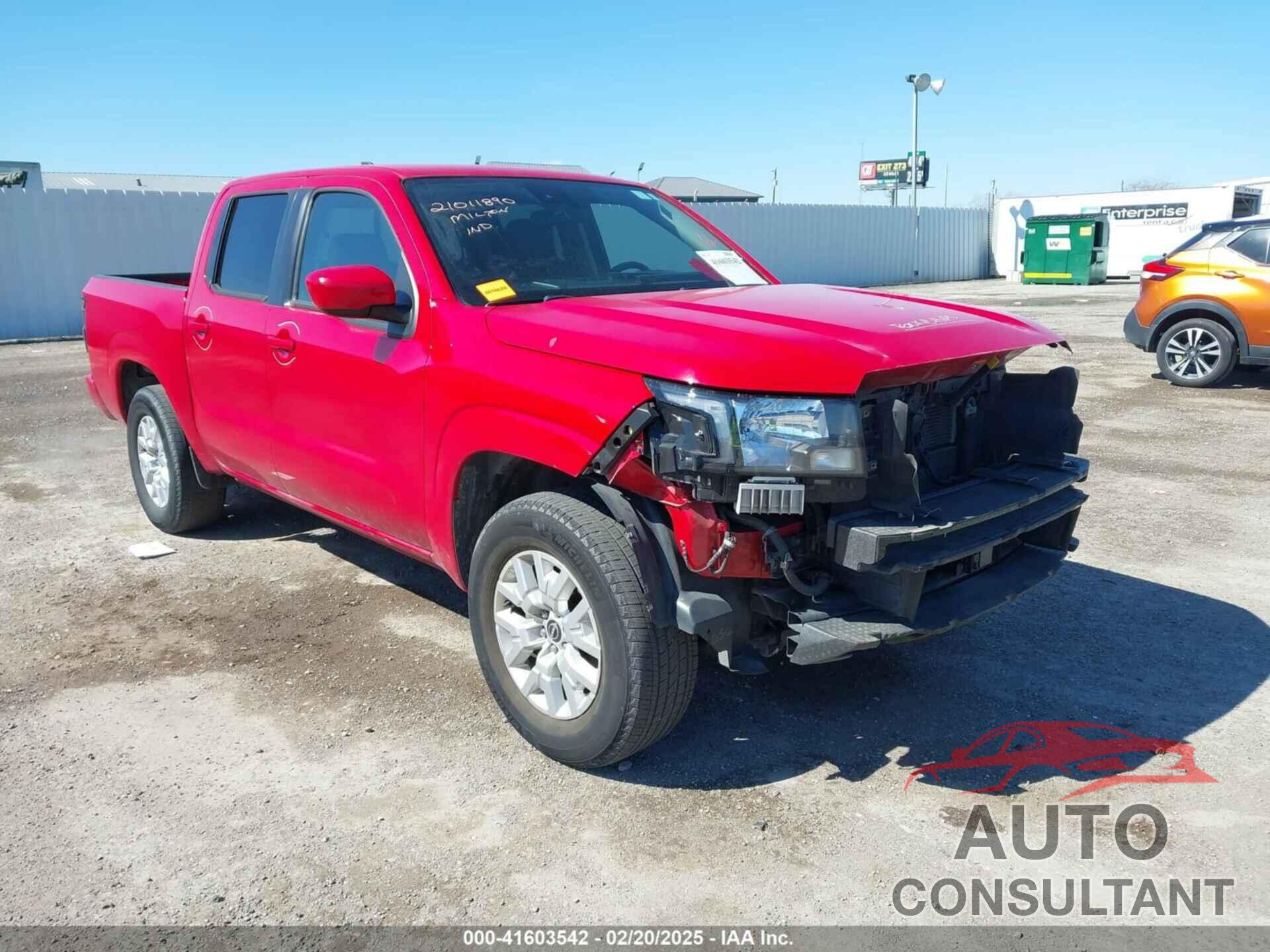 NISSAN FRONTIER 2022 - 1N6ED1EJ3NN612086