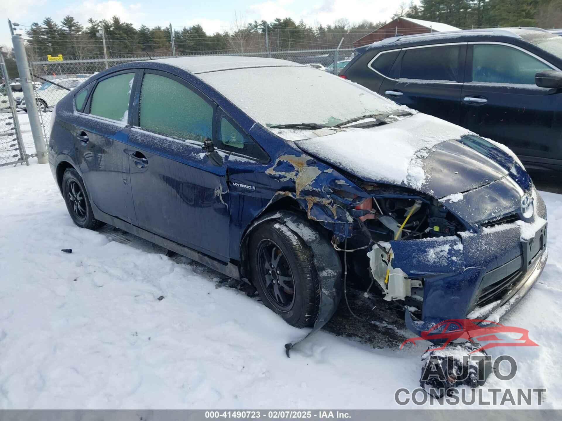 TOYOTA PRIUS 2012 - JTDKN3DU2C1587728