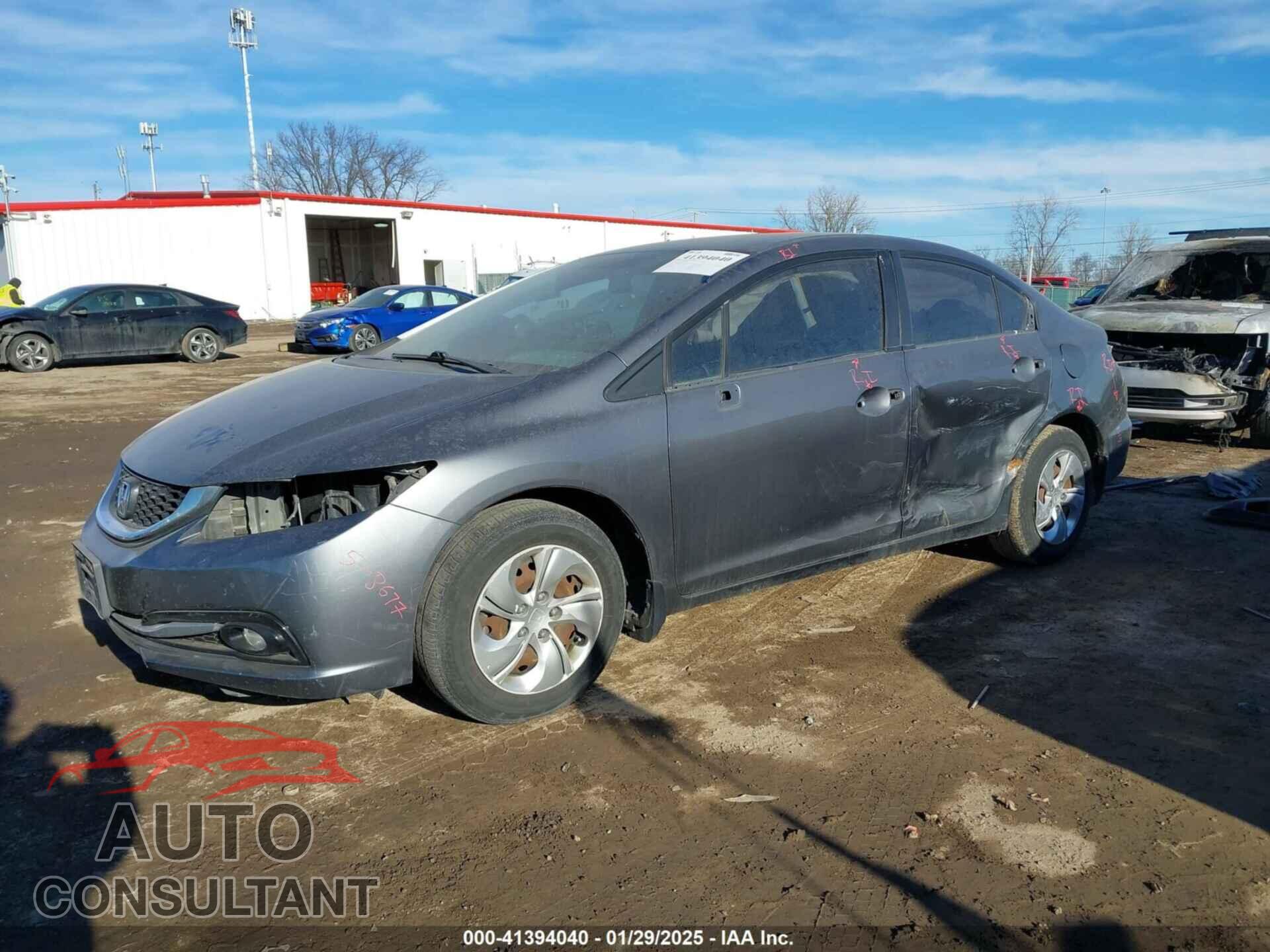 HONDA CIVIC 2013 - 19XFB2F58DE048457