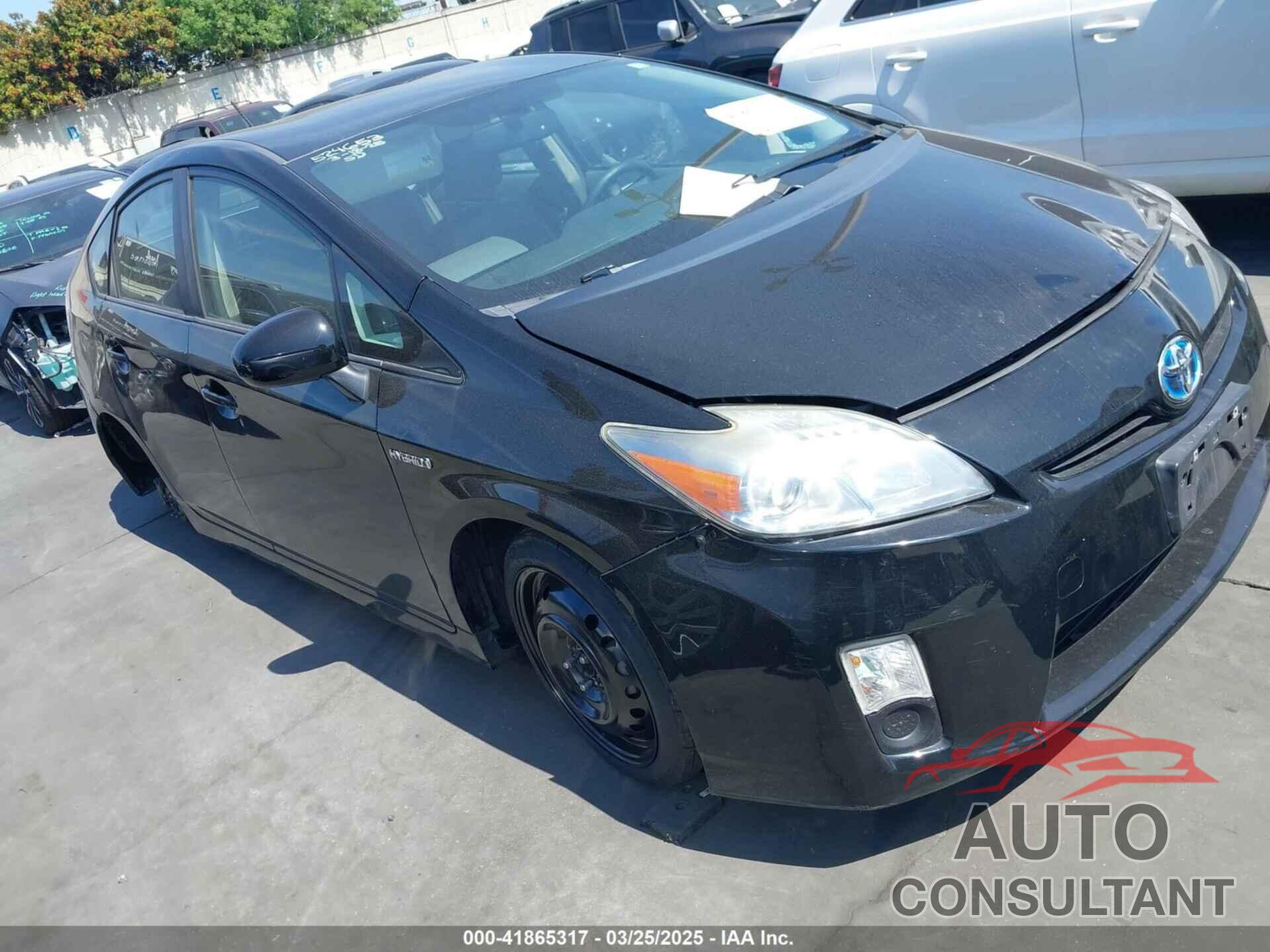 TOYOTA PRIUS 2010 - JTDKN3DU4A0001405