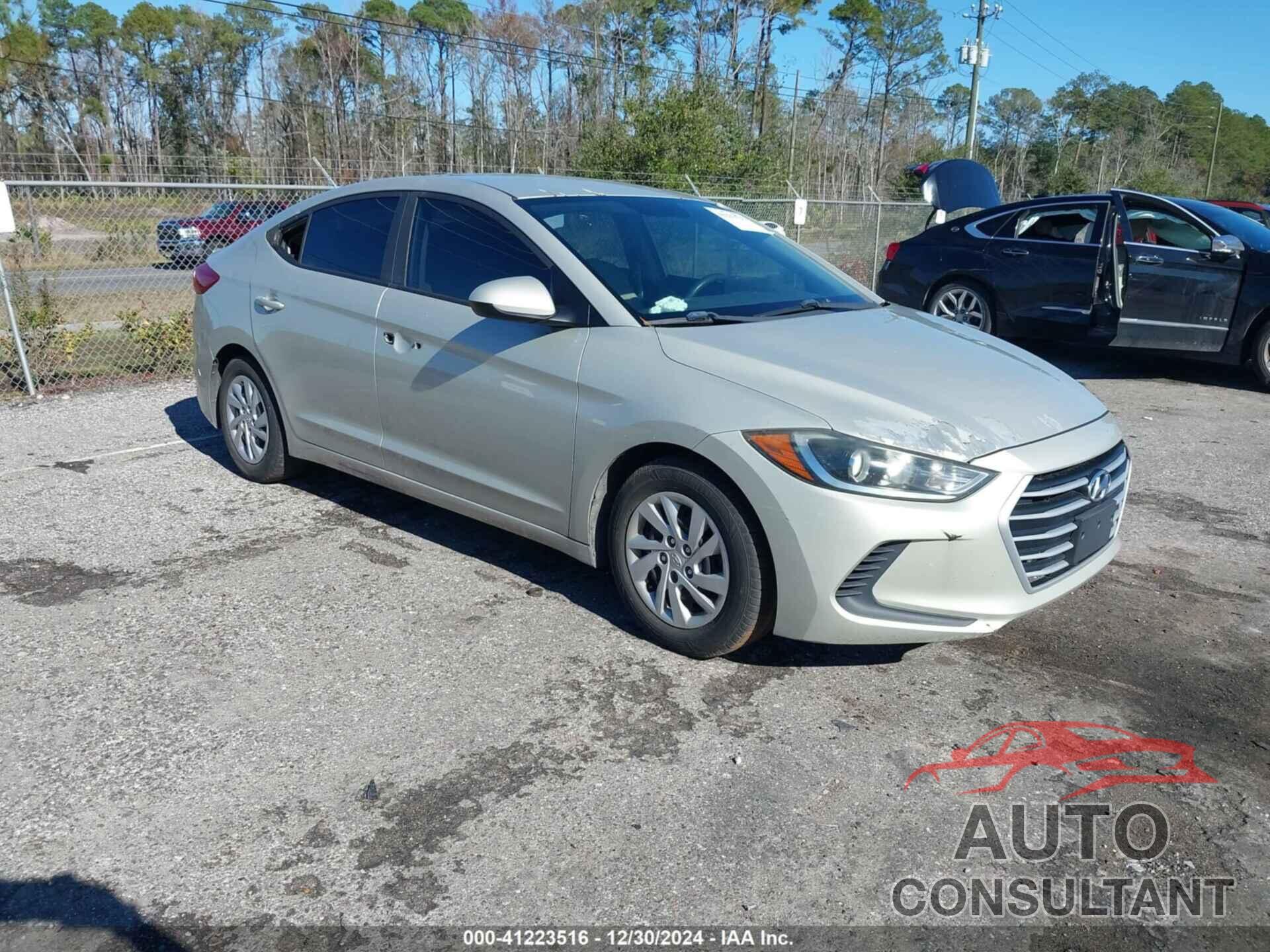 HYUNDAI ELANTRA 2017 - 5NPD74LF0HH125616