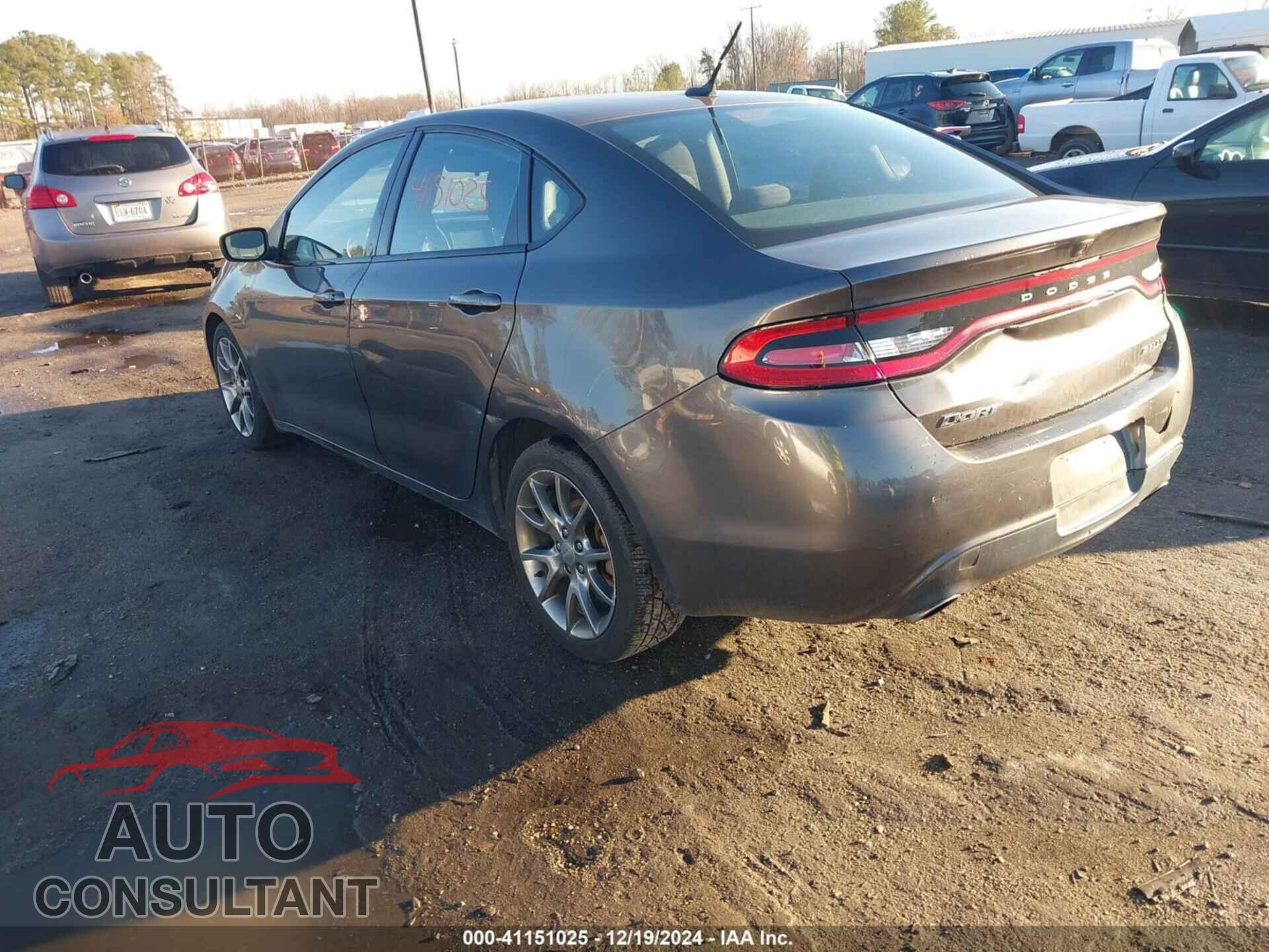 DODGE DART 2015 - 1C3CDFBB1FD141216