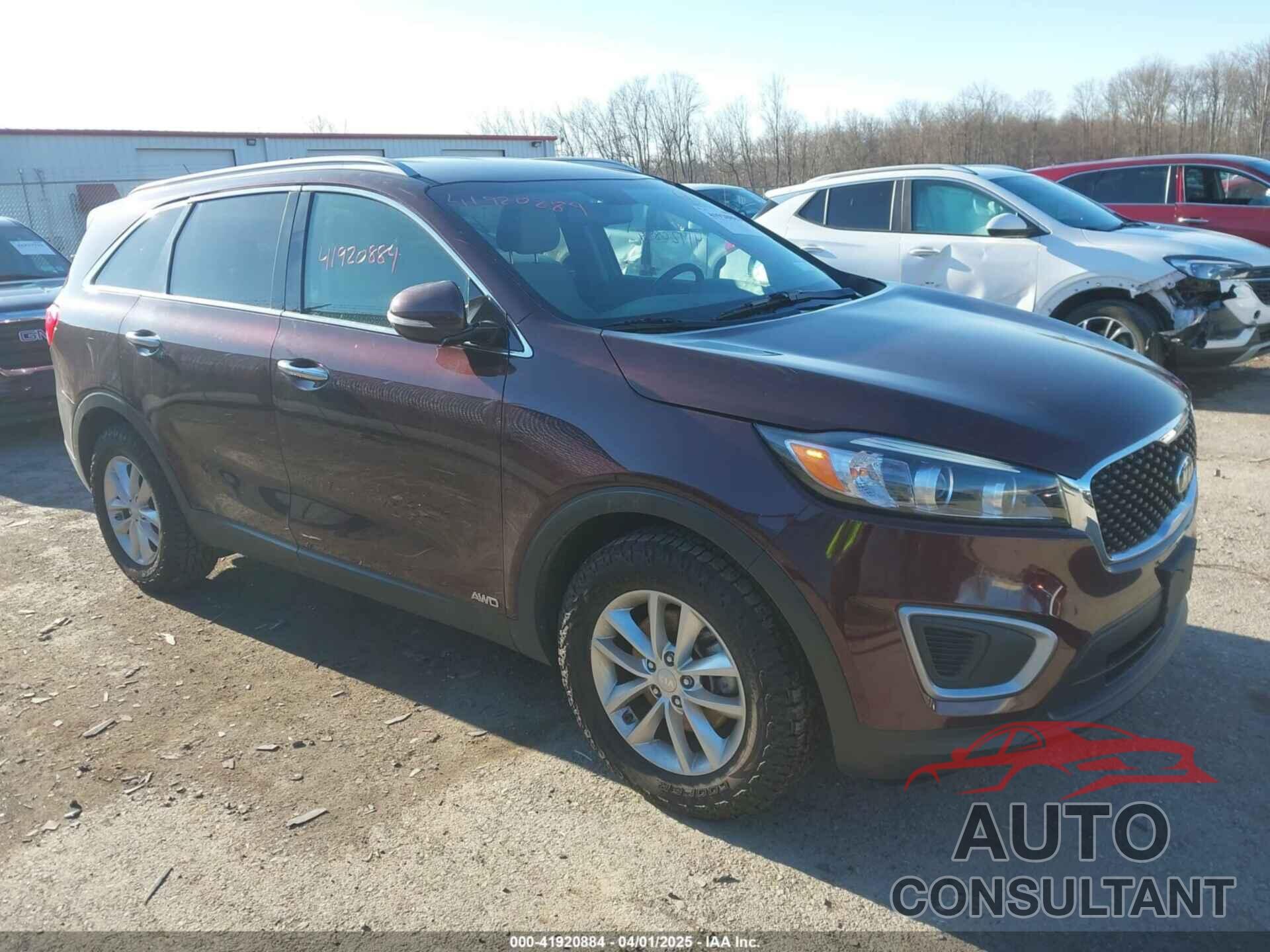 KIA SORENTO 2016 - 5XYPGDA34GG128787