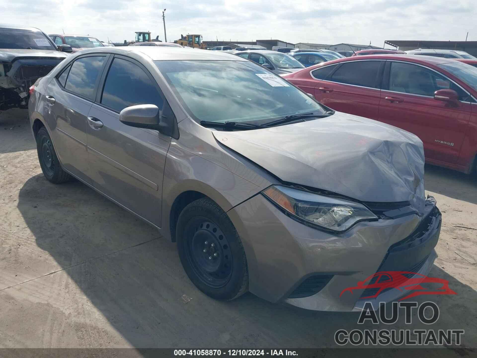TOYOTA COROLLA 2014 - 5YFBURHE4EP110404