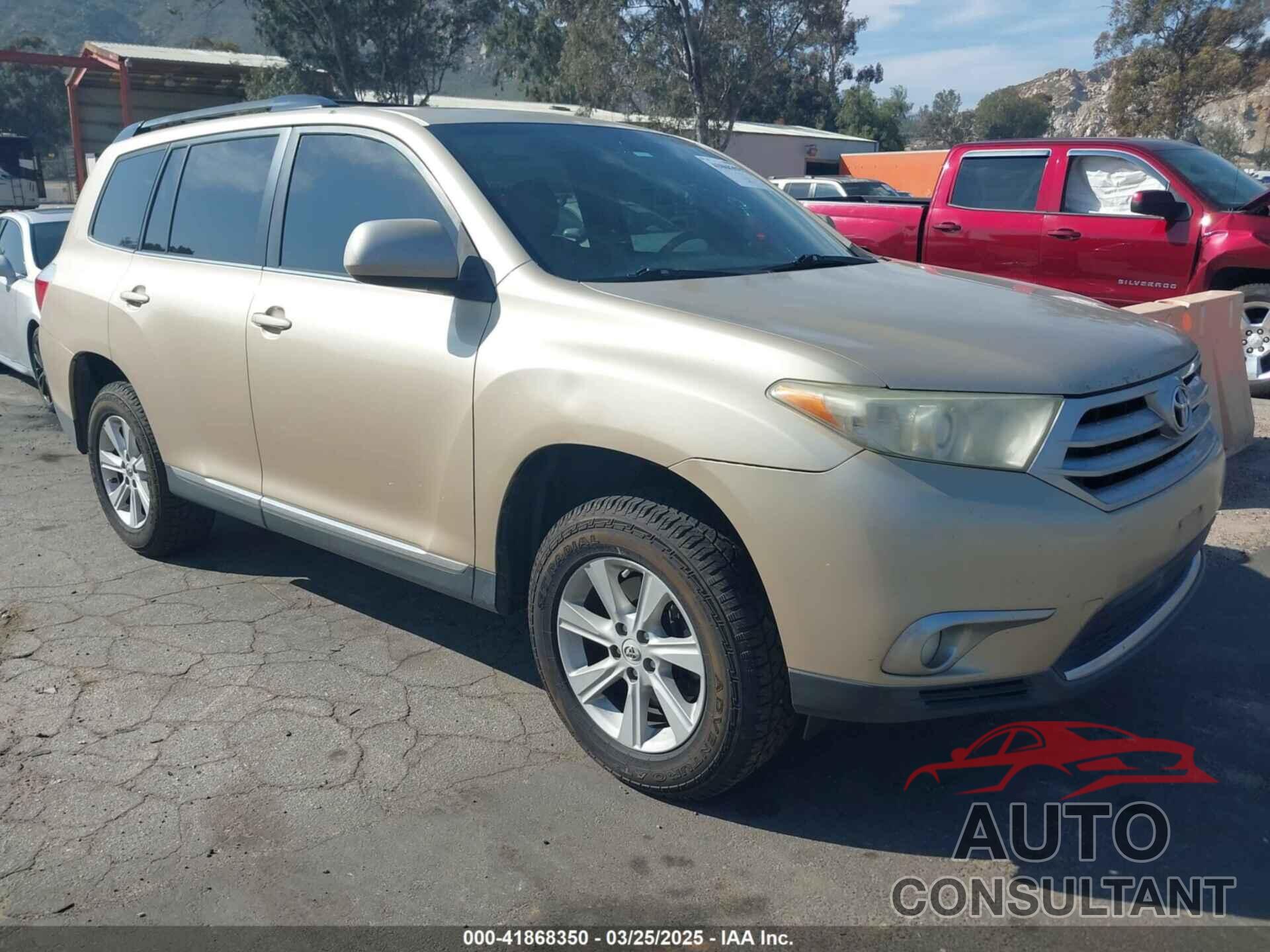 TOYOTA HIGHLANDER 2011 - 5TDZK3EH5BS042262