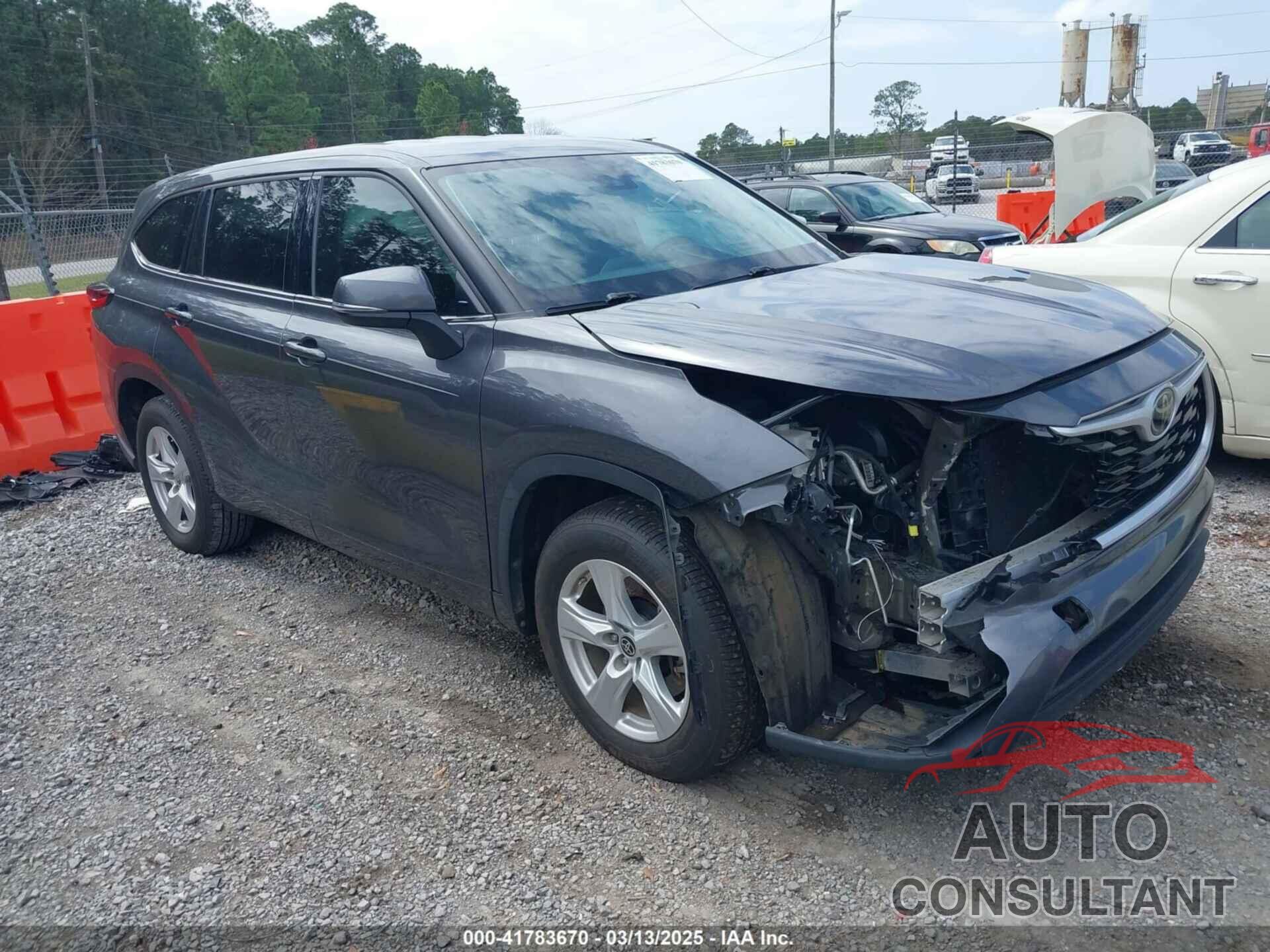 TOYOTA HIGHLANDER 2020 - 5TDCZRAH2LS512145