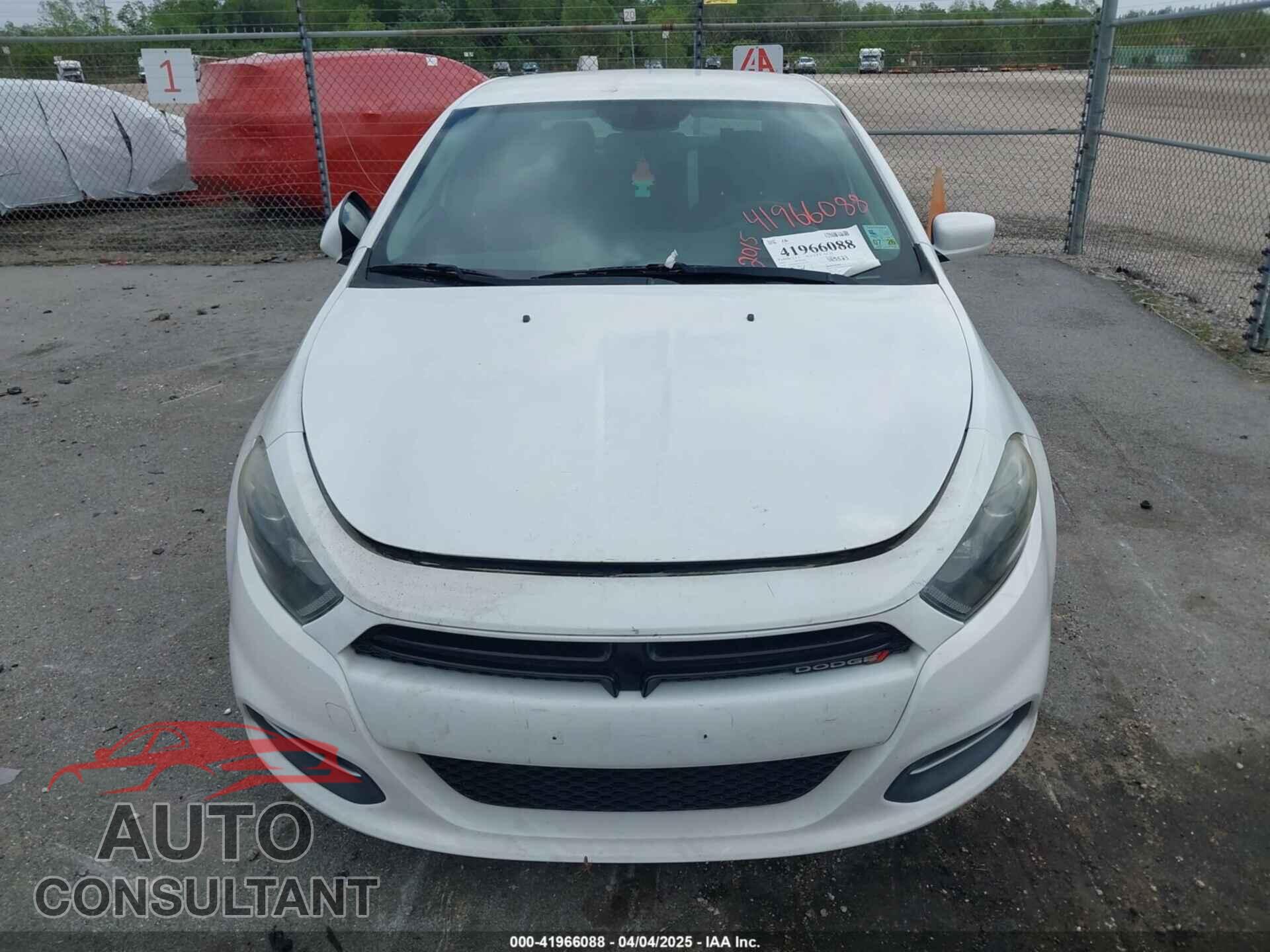 DODGE DART 2015 - 1C3CDFBB3FD221357