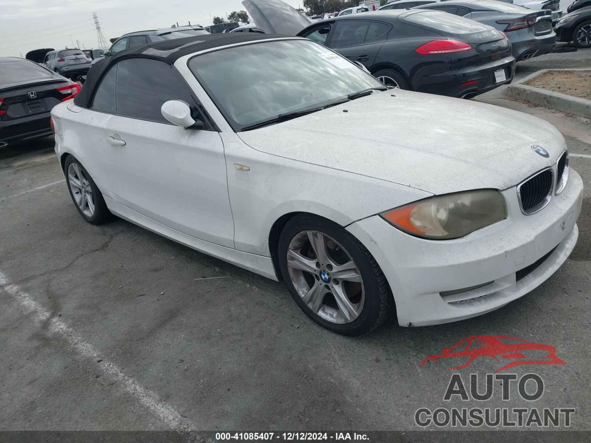 BMW 128I 2009 - WBAUL73509VJ75354