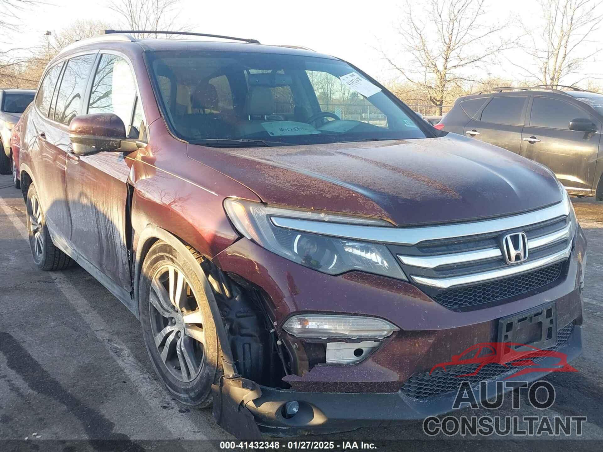 HONDA PILOT 2016 - 5FNYF6H55GB072425