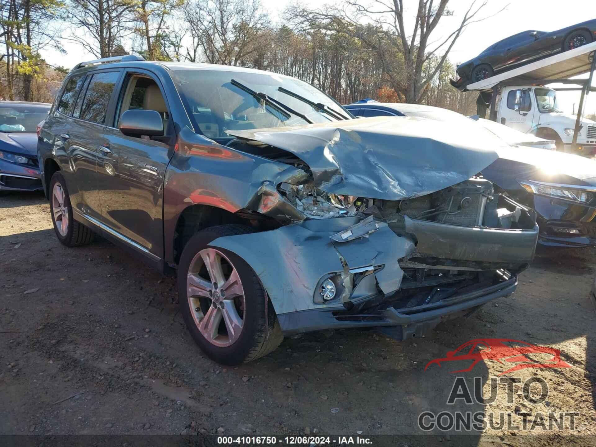 TOYOTA HIGHLANDER 2012 - 5TDDK3EH8CS106208