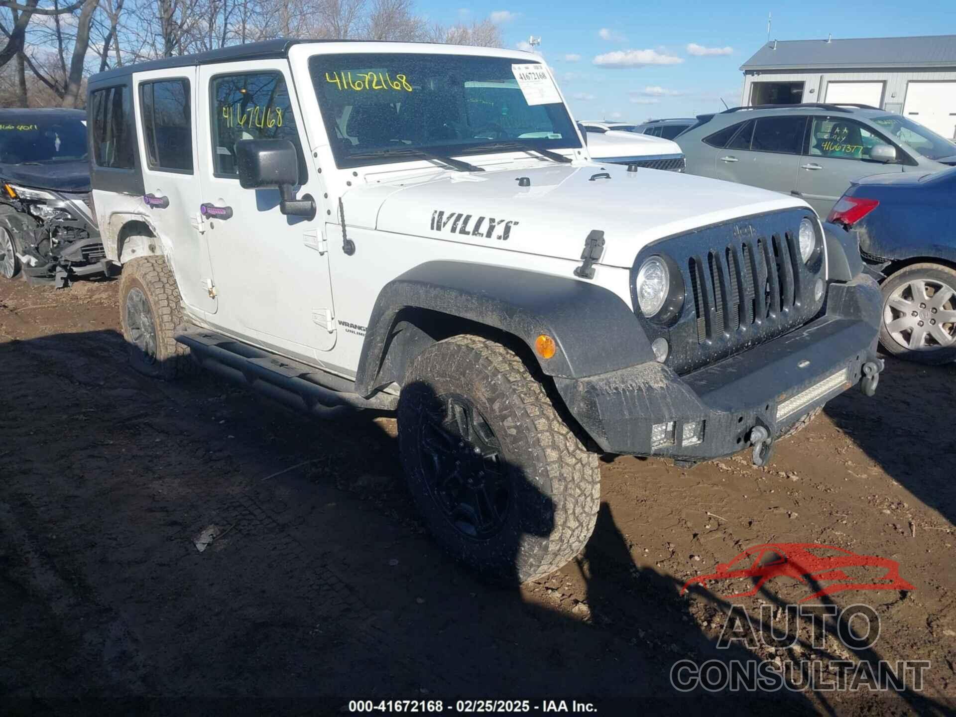 JEEP WRANGLER UNLIMITED 2017 - 1C4HJWDG1HL542101