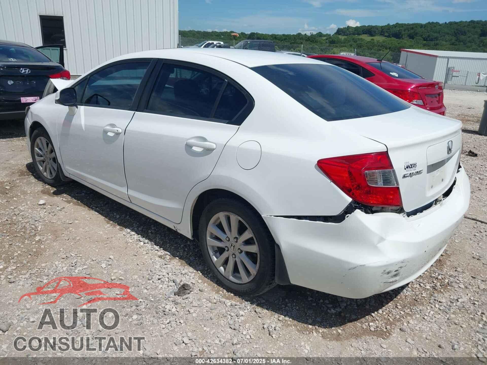 HONDA CIVIC 2012 - 19XFB2F88CE058723