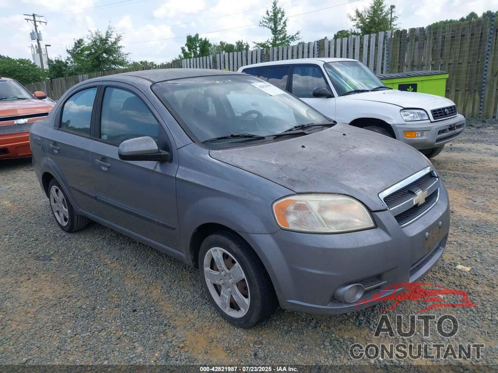 CHEVROLET AVEO 2010 - KL1TG5DE8AB044000