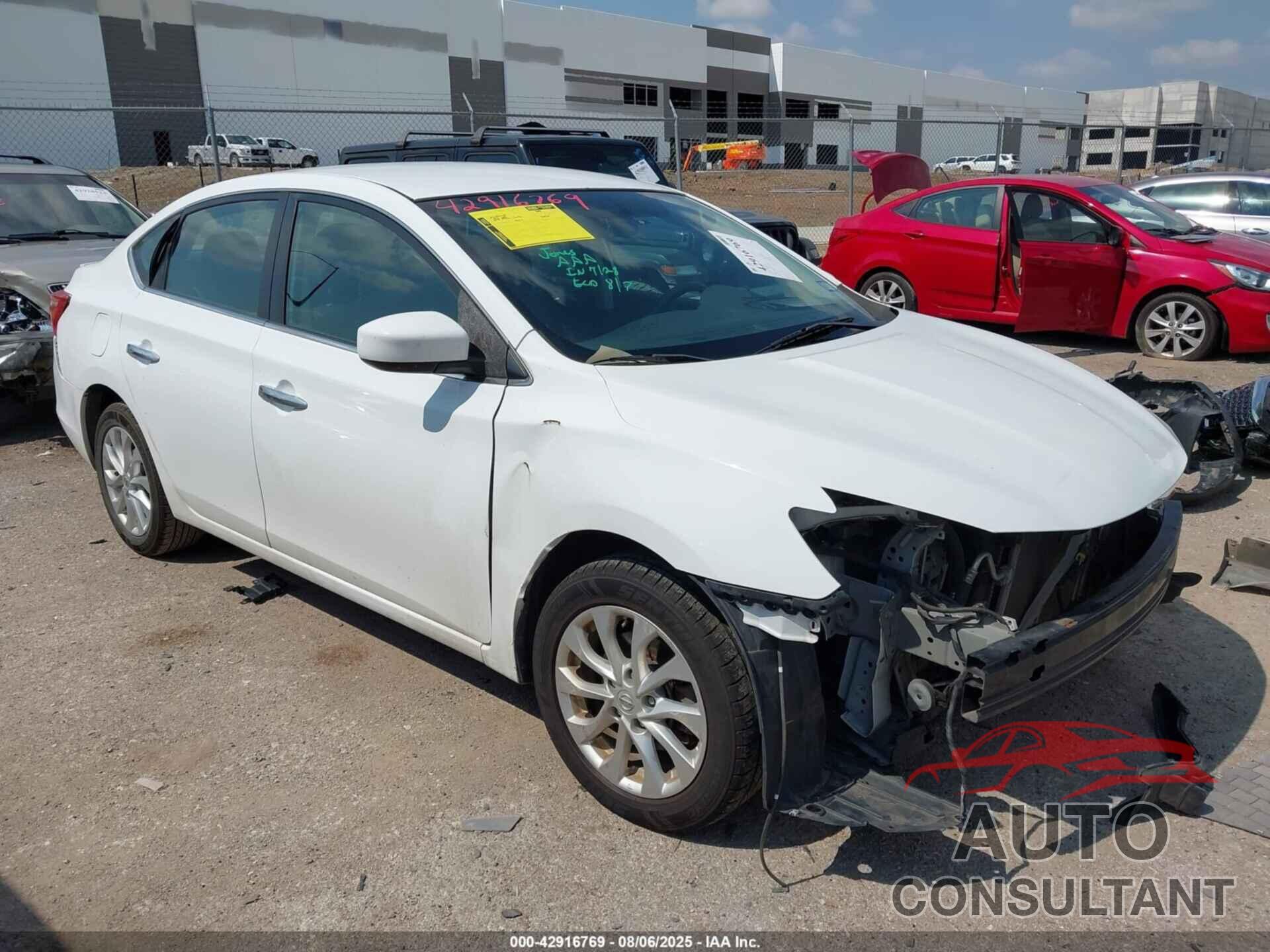 NISSAN SENTRA 2018 - 3N1AB7AP3JY202652