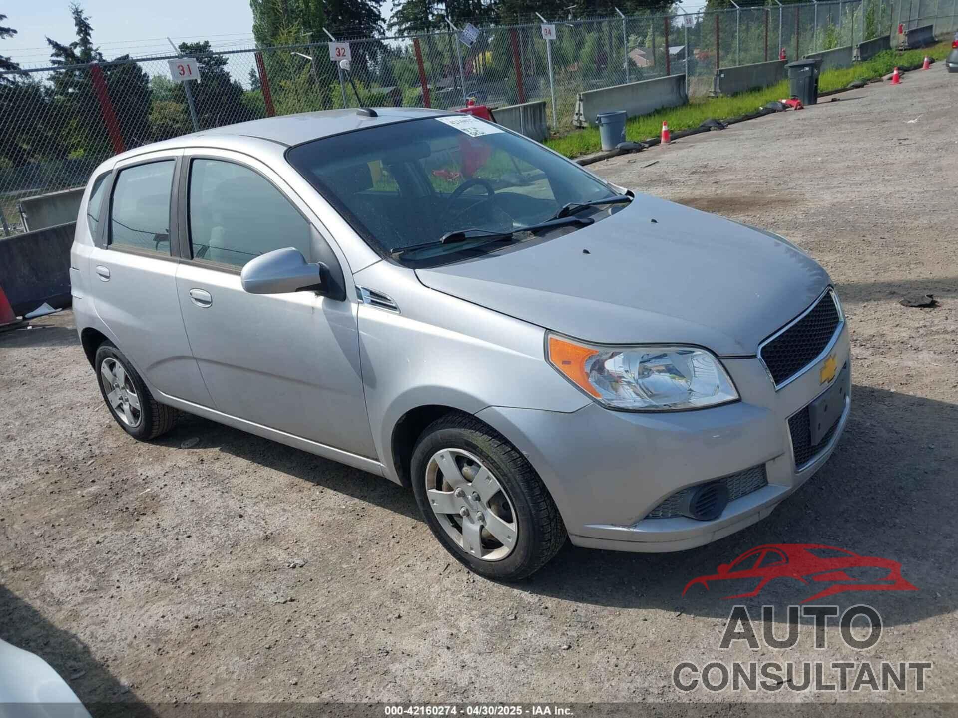 CHEVROLET AVEO 2010 - KL1TD6DE3AB114114