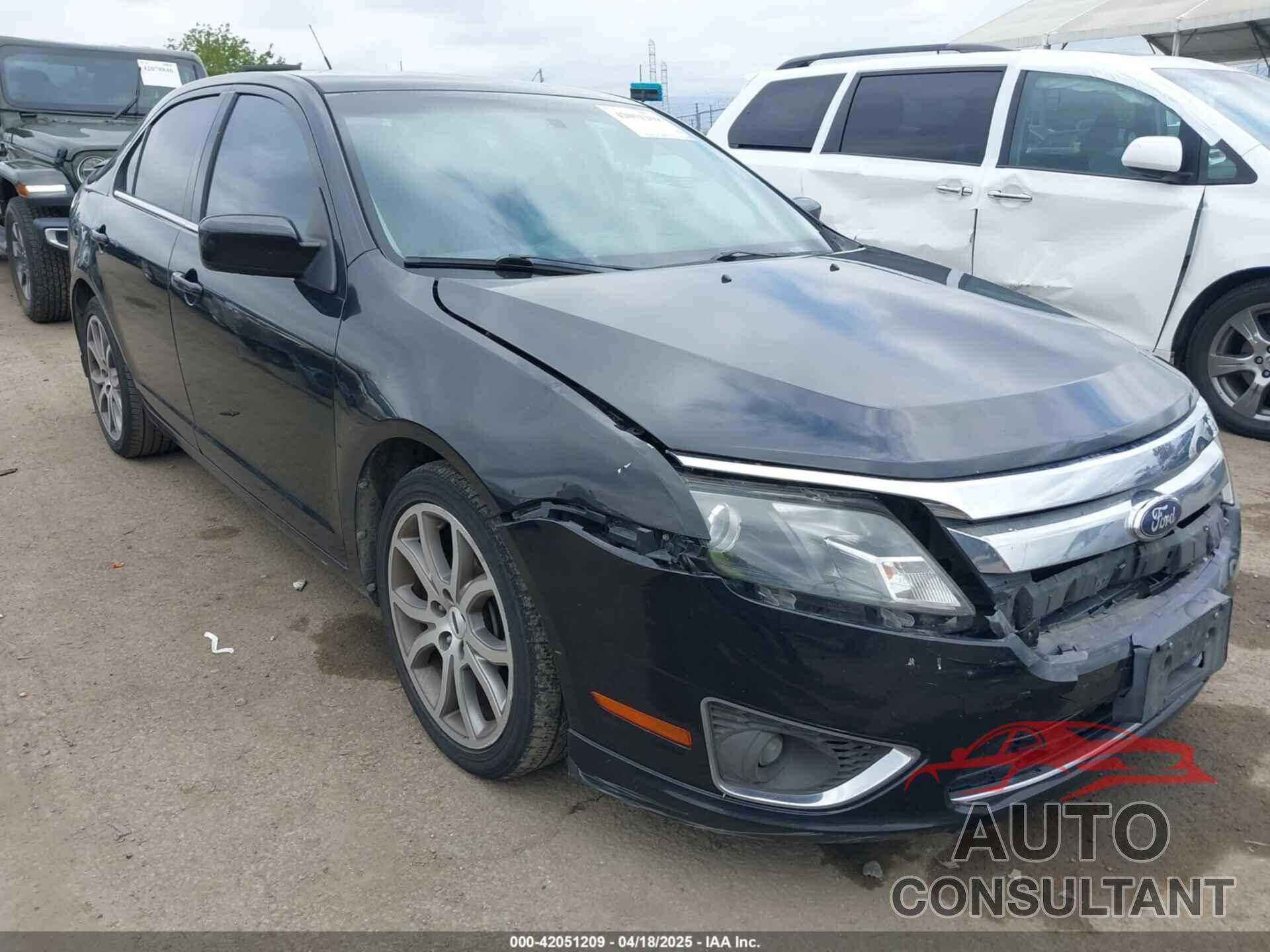 FORD FUSION 2012 - 3FAHP0JA8CR289919