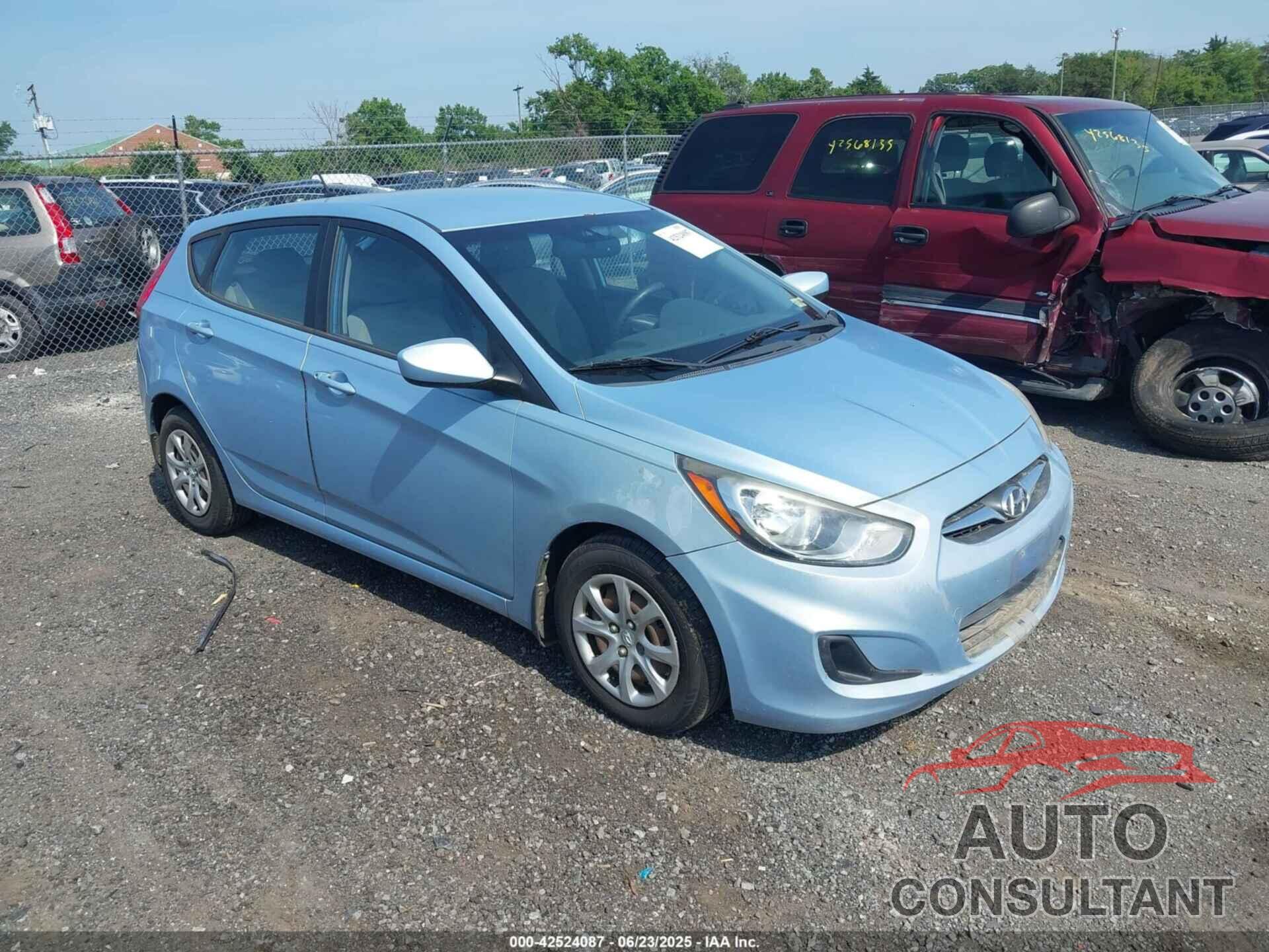 HYUNDAI ACCENT 2013 - KMHCT5AE6DU089899