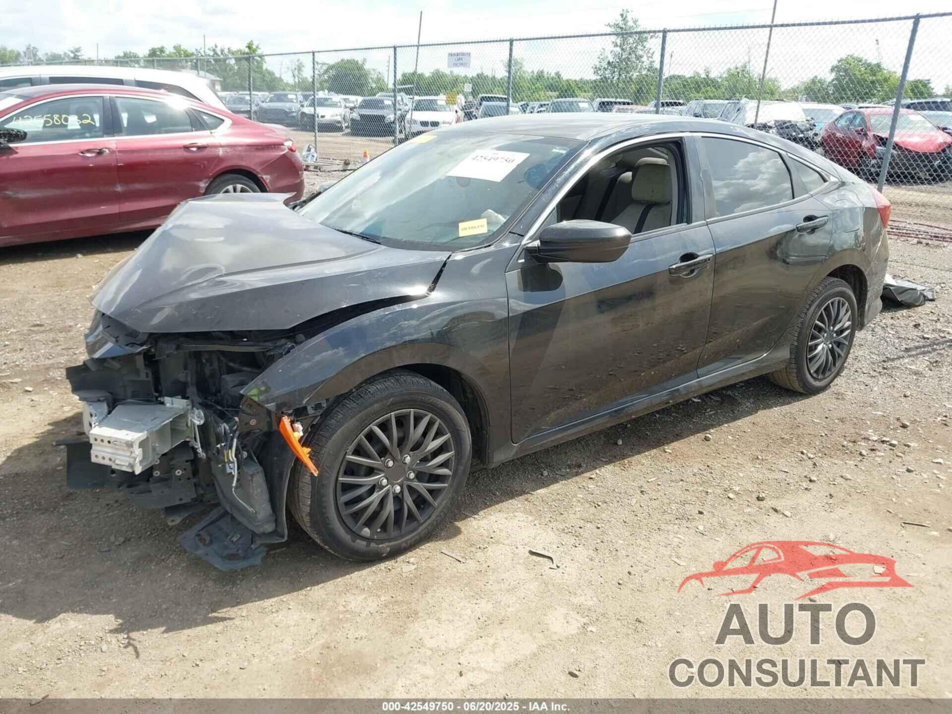 HONDA CIVIC 2016 - 19XFC2F5XGE080537