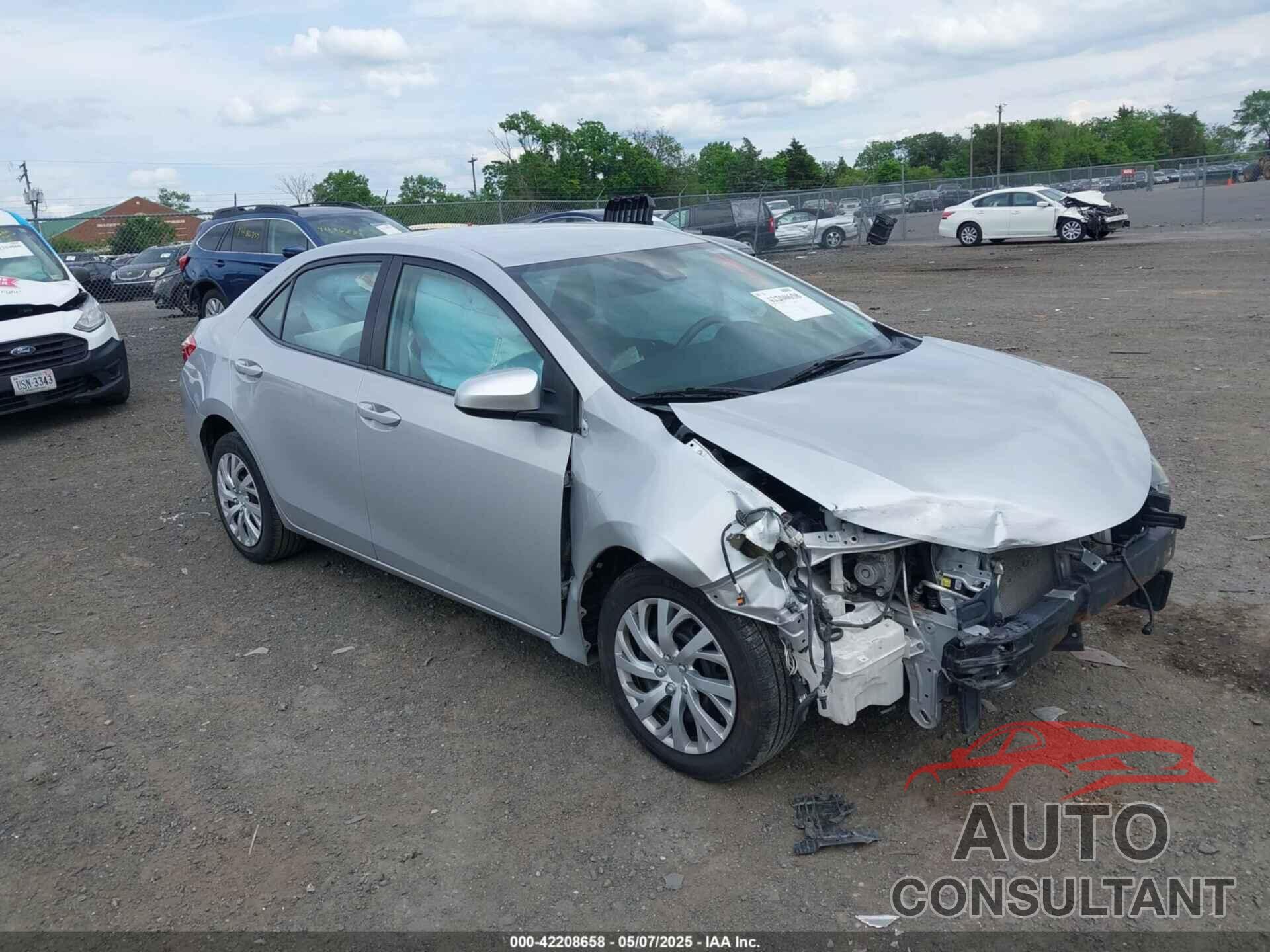 TOYOTA COROLLA 2017 - 2T1BURHE2HC933529