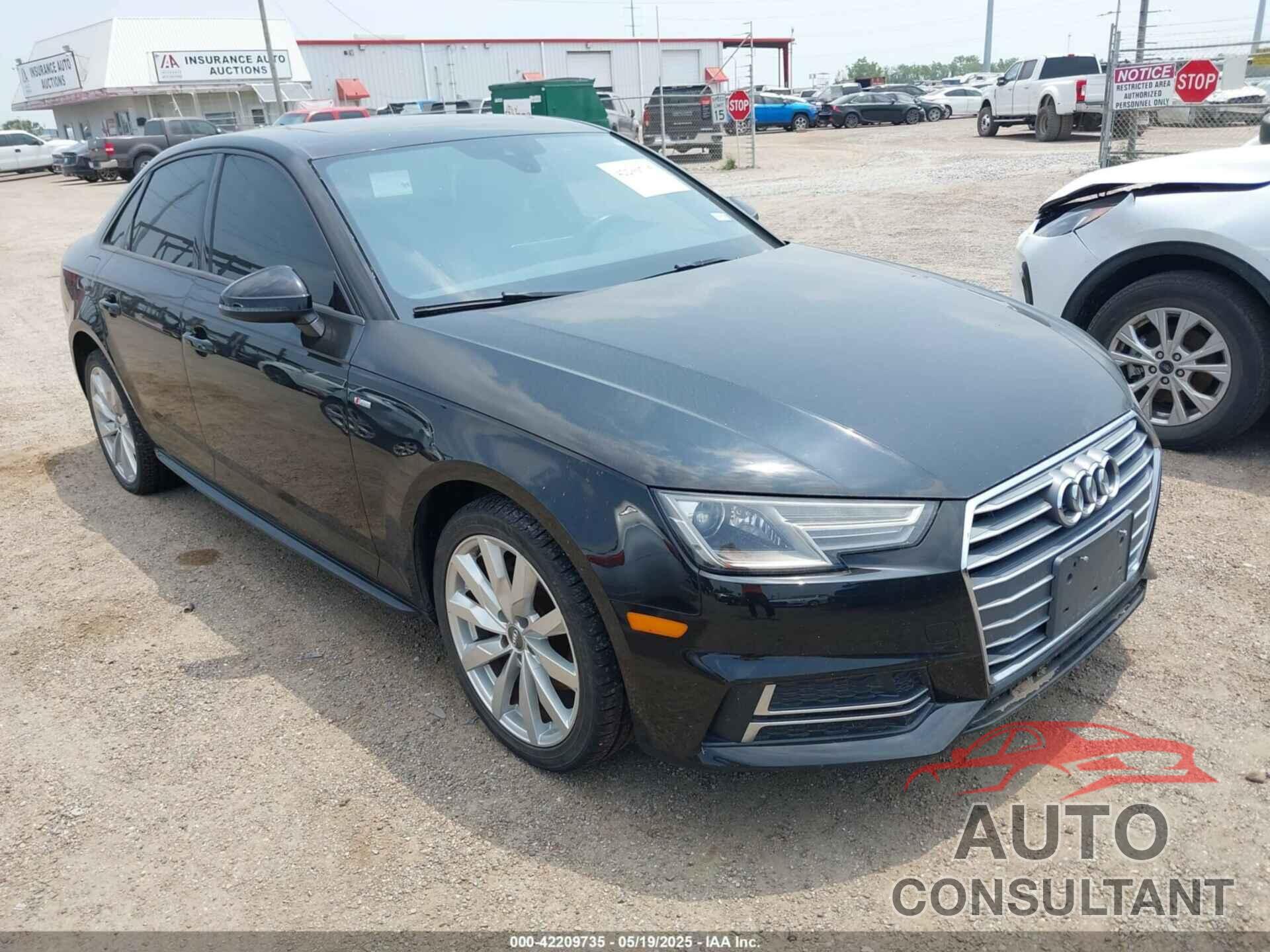 AUDI A4 2018 - WAUKMAF43JN020449