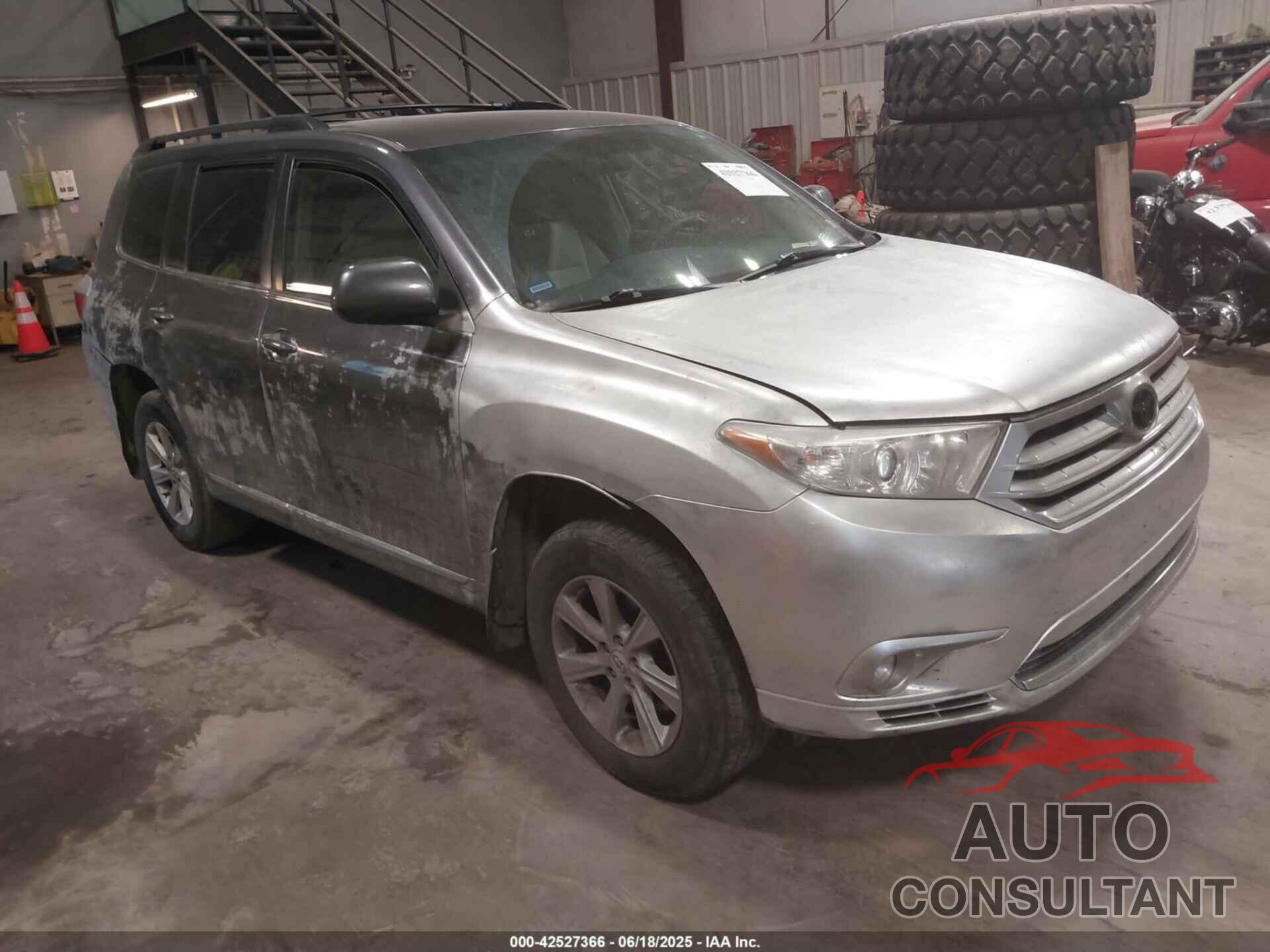 TOYOTA HIGHLANDER 2012 - 5TDBK3EH3CS119990