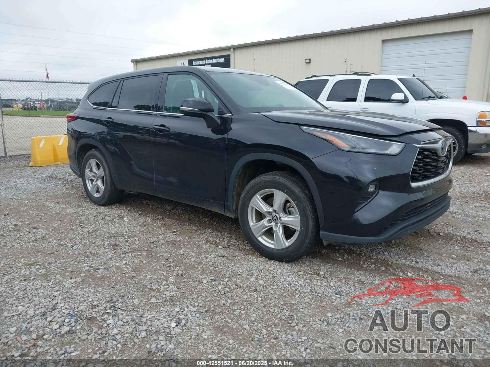 TOYOTA HIGHLANDER 2022 - 5TDZARAH3NS012872