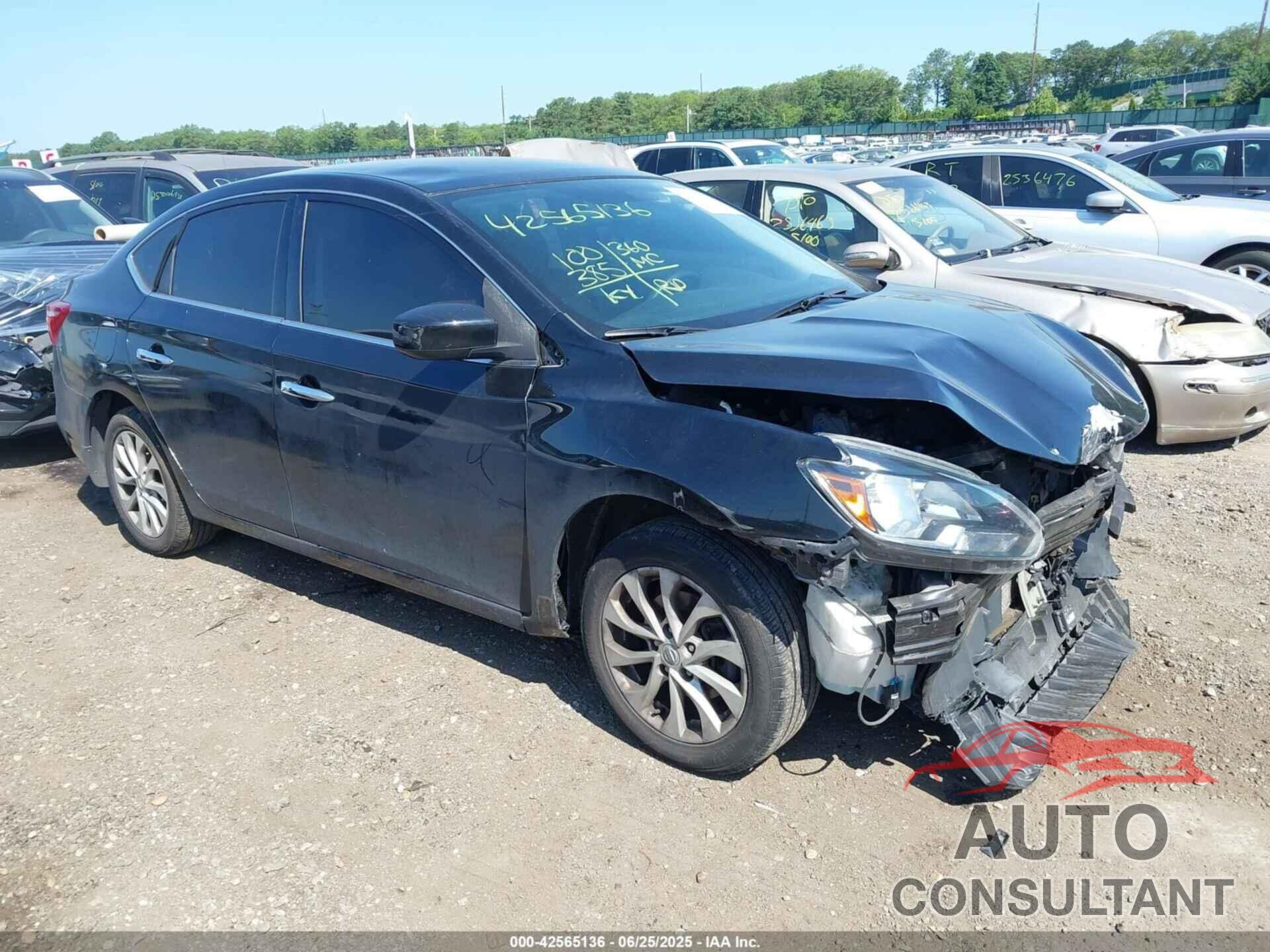 NISSAN SENTRA 2019 - 3N1AB7AP7KL609467
