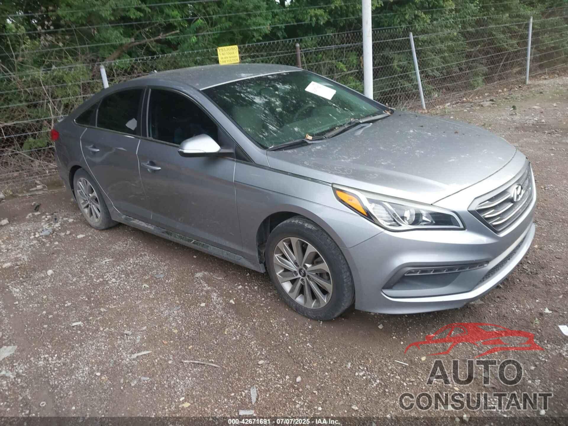HYUNDAI SONATA 2017 - 5NPE34AF9HH462191