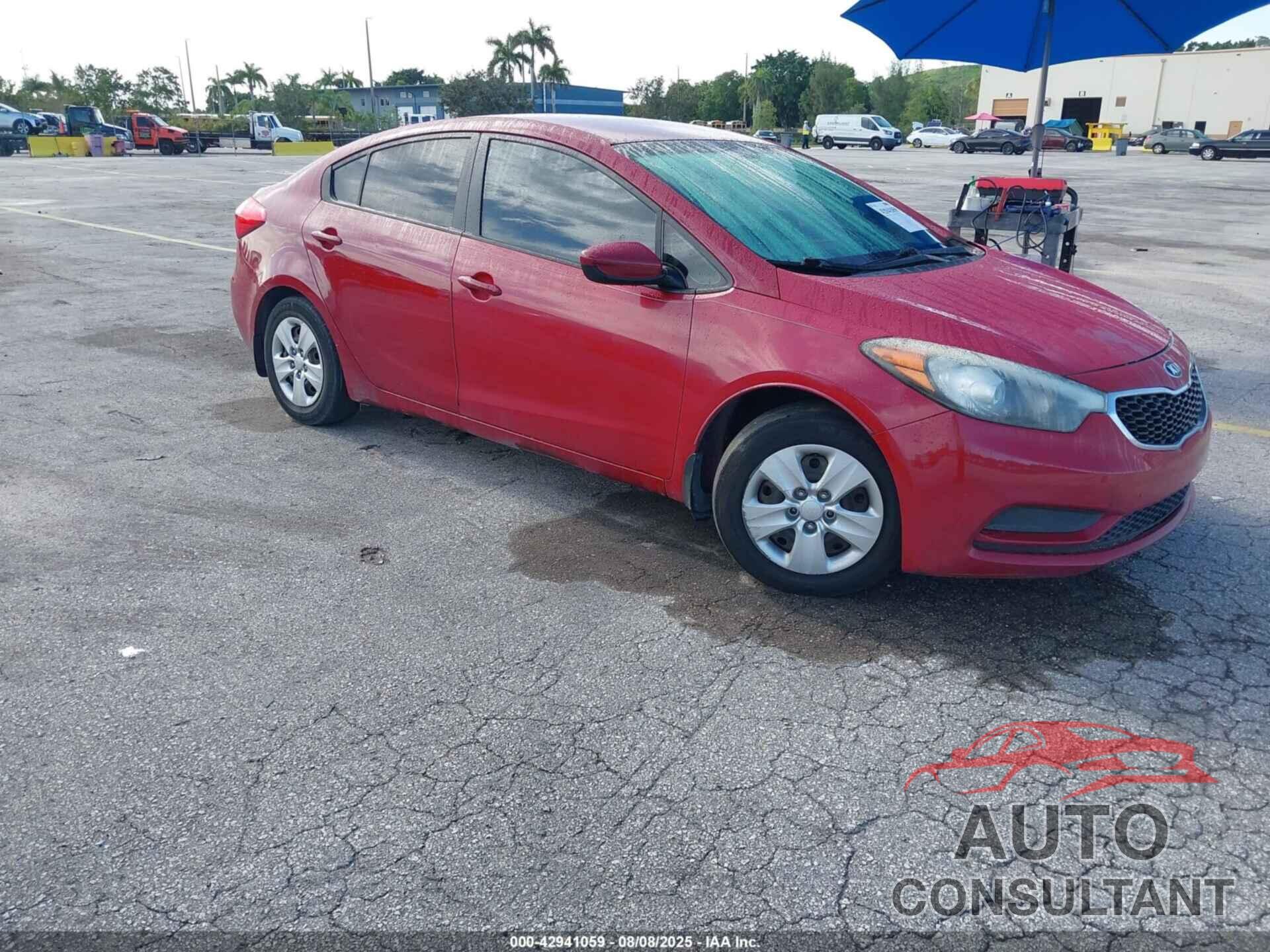 KIA FORTE 2016 - KNAFK4A64G5566025