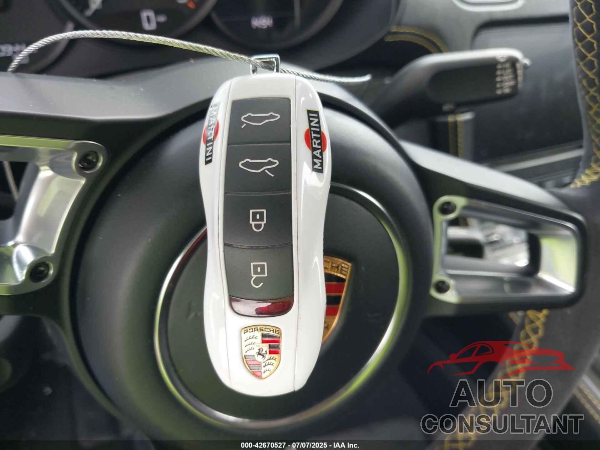 PORSCHE 718 SPYDER 2021 - WP0CC2A89MS240128