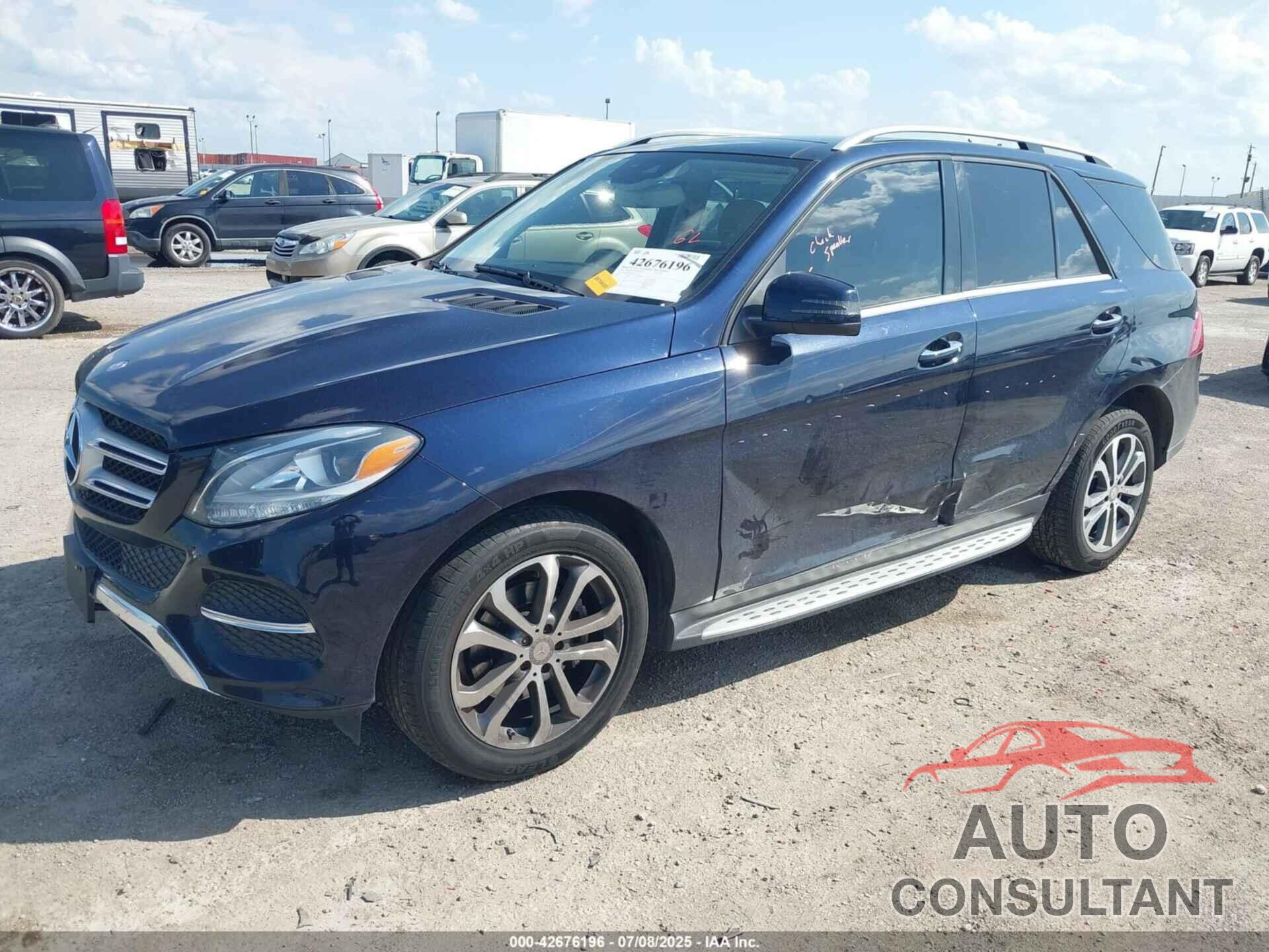 MERCEDES-BENZ GLE 350 2016 - 4JGDA5JB3GA637301