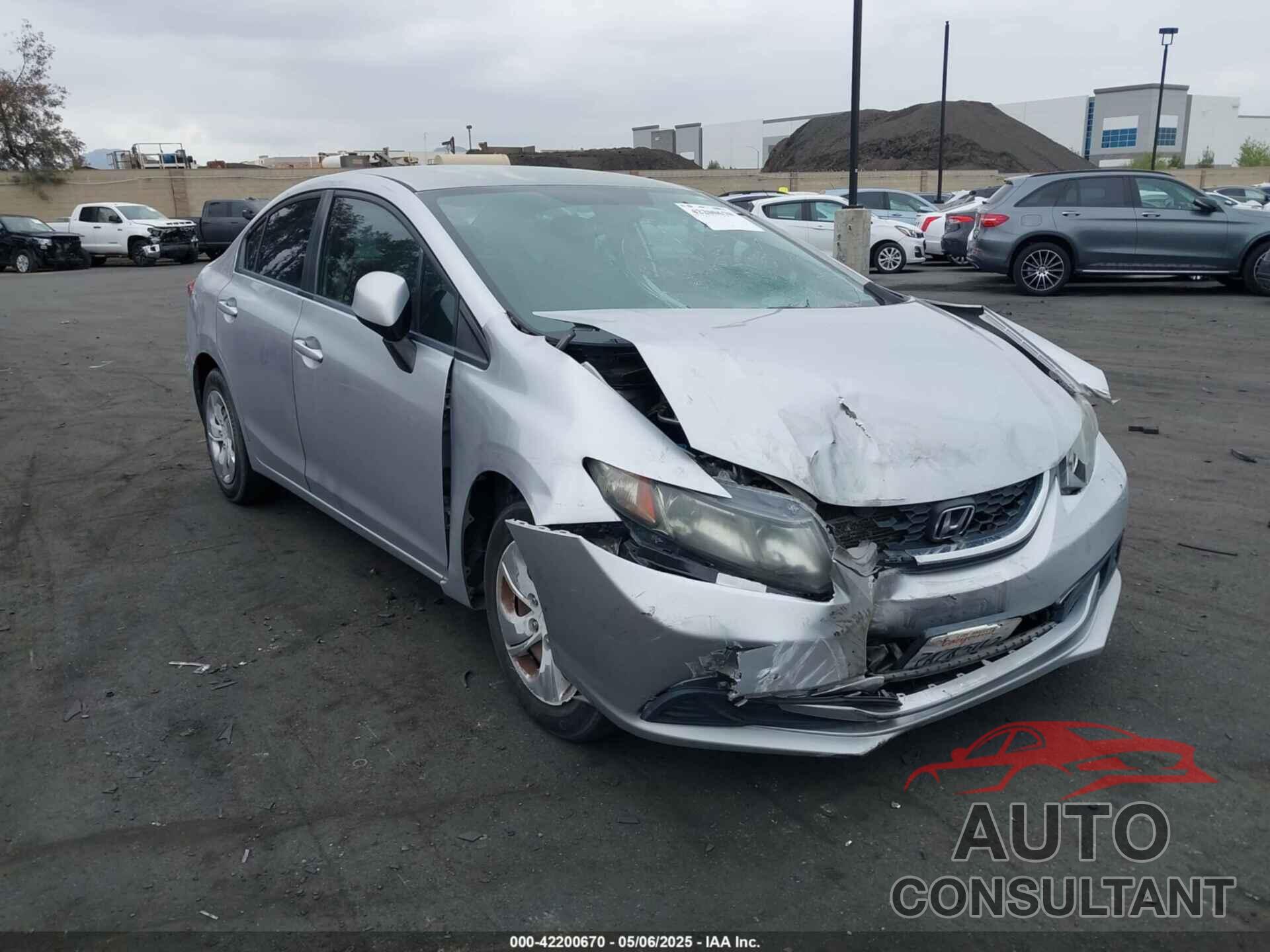 HONDA CIVIC 2013 - 19XFB2F52DE231529
