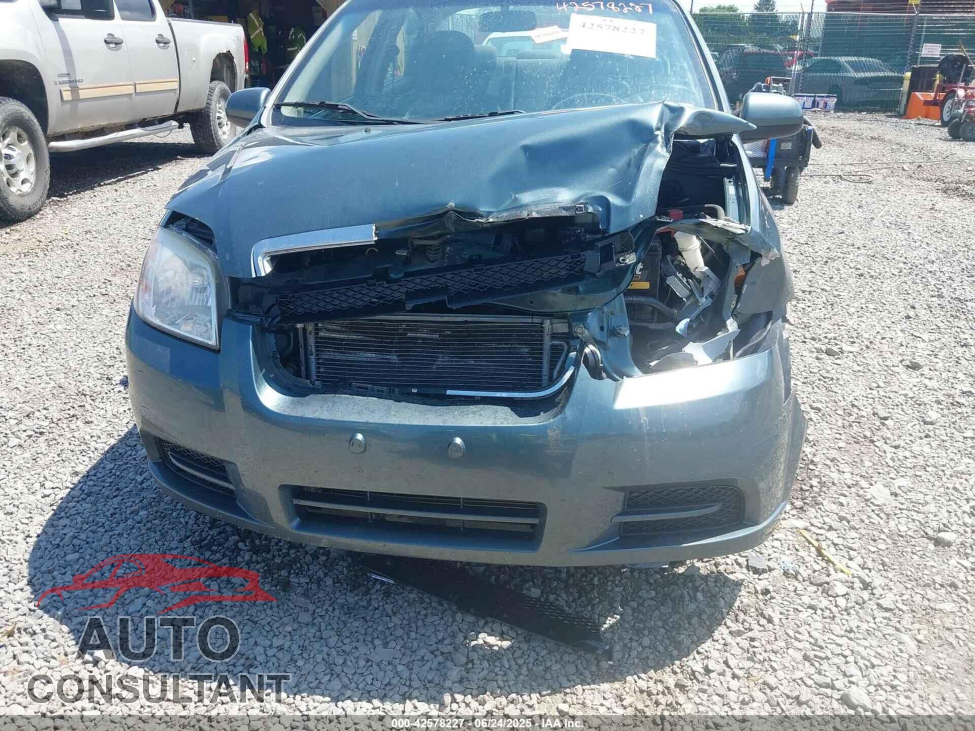 CHEVROLET AVEO 2011 - KL1TD5DE8BB147301