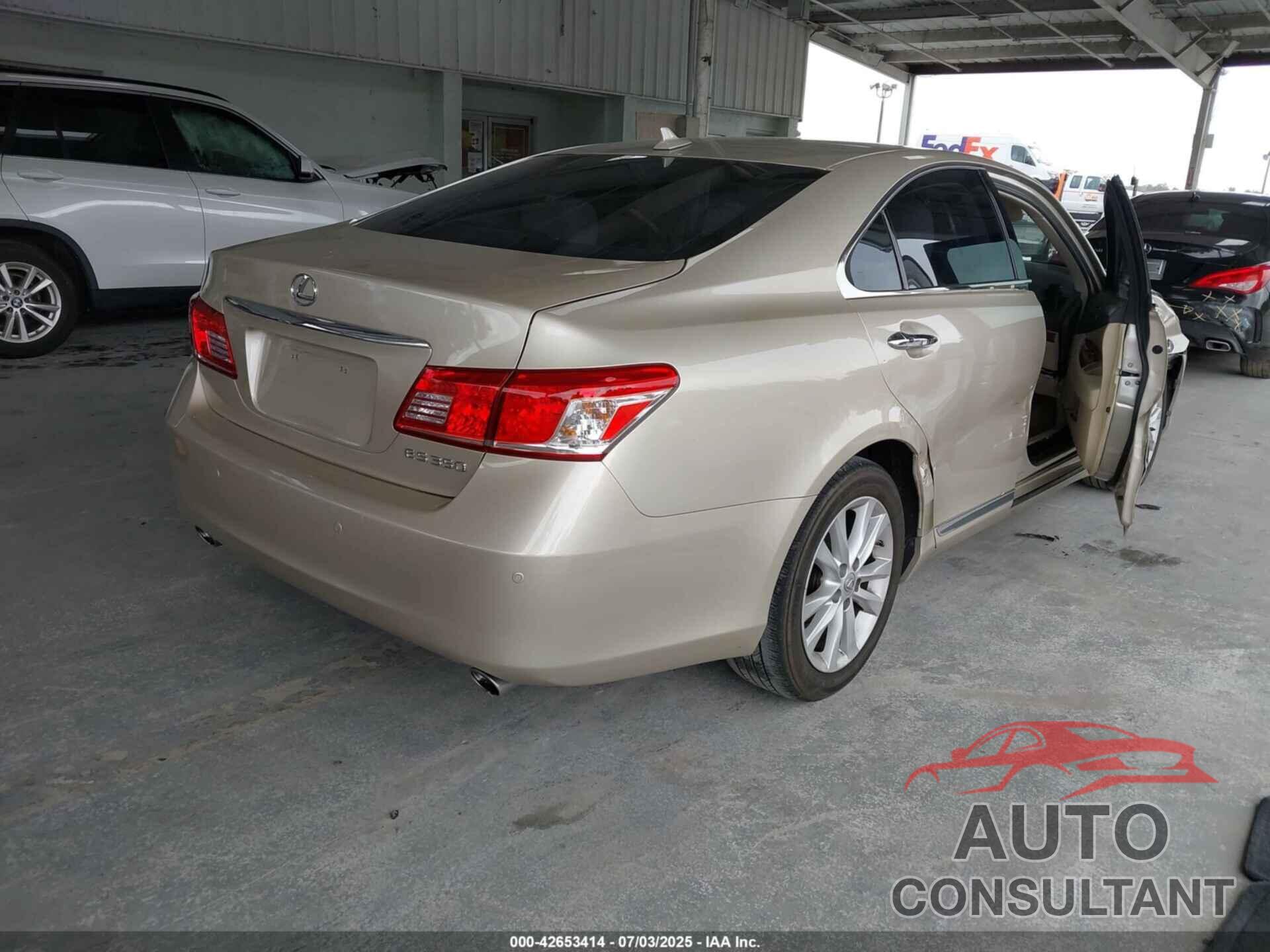 LEXUS ES 350 2011 - JTHBK1EG9B2457636