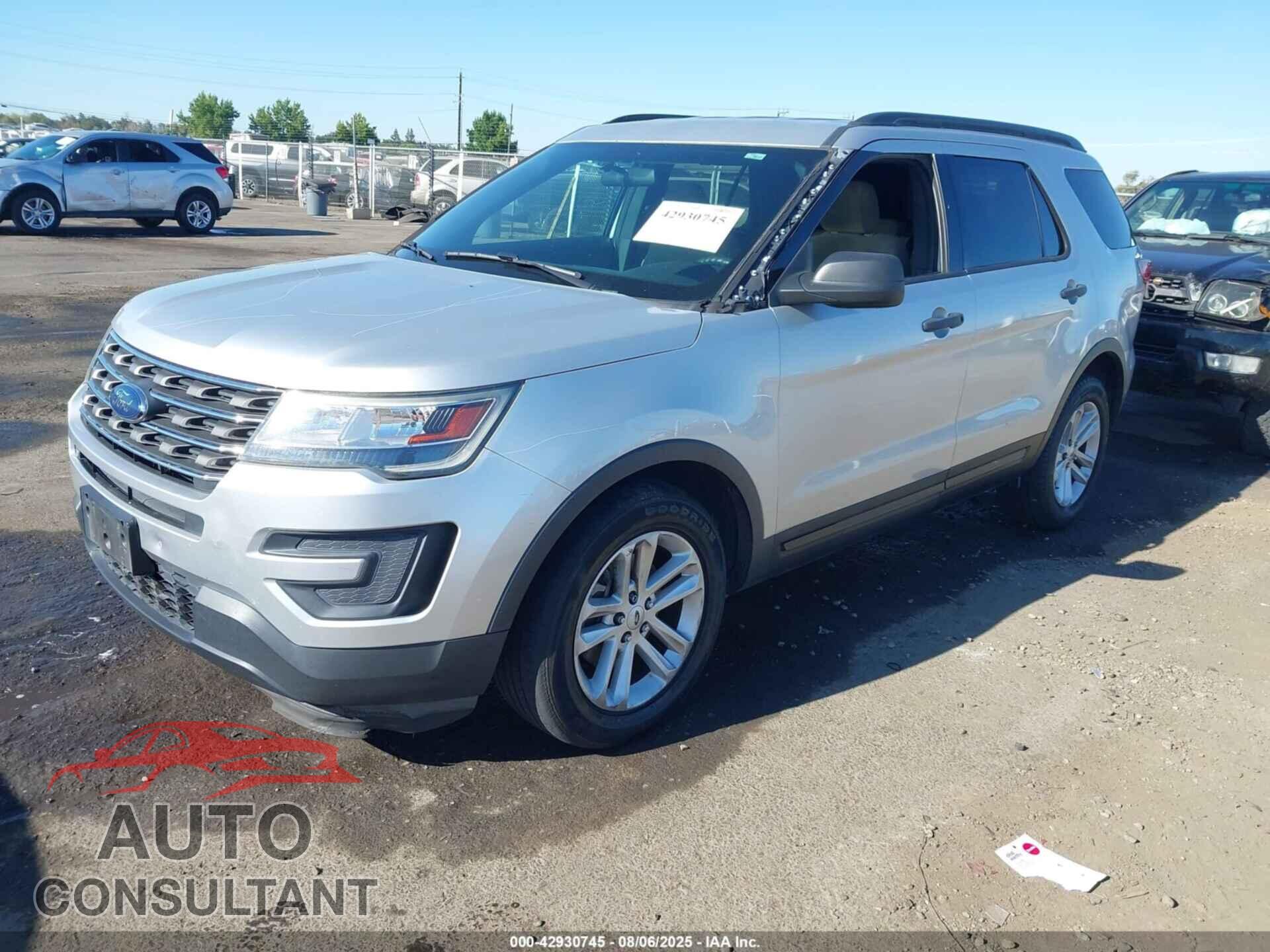FORD EXPLORER 2017 - 1FM5K7B84HGD13210