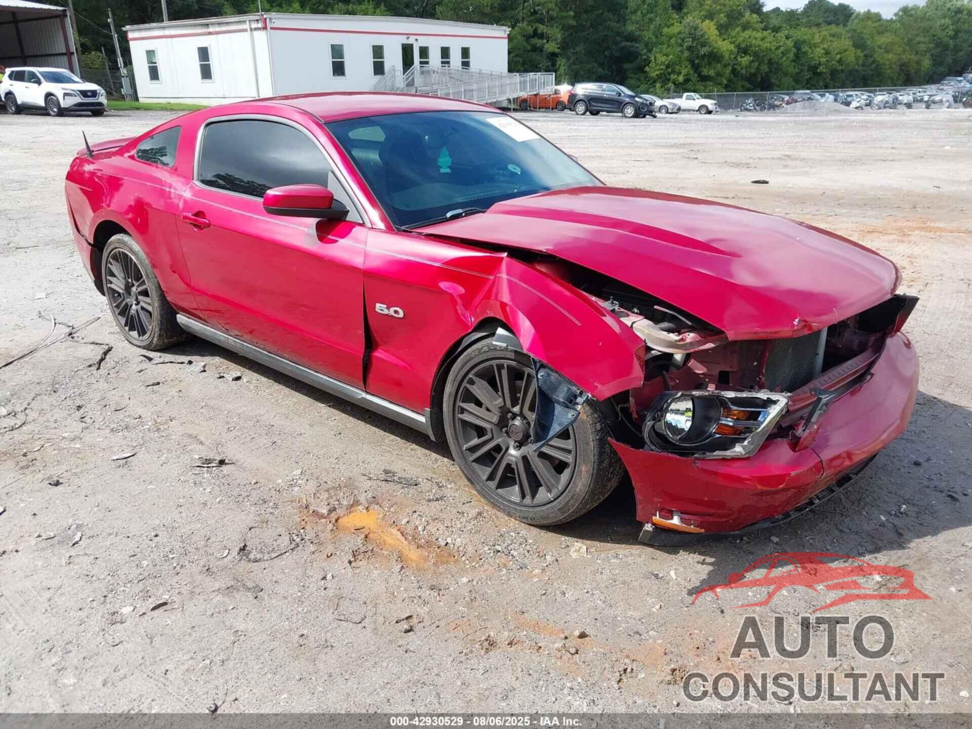 FORD MUSTANG 2012 - 1ZVBP8CF5C5262037
